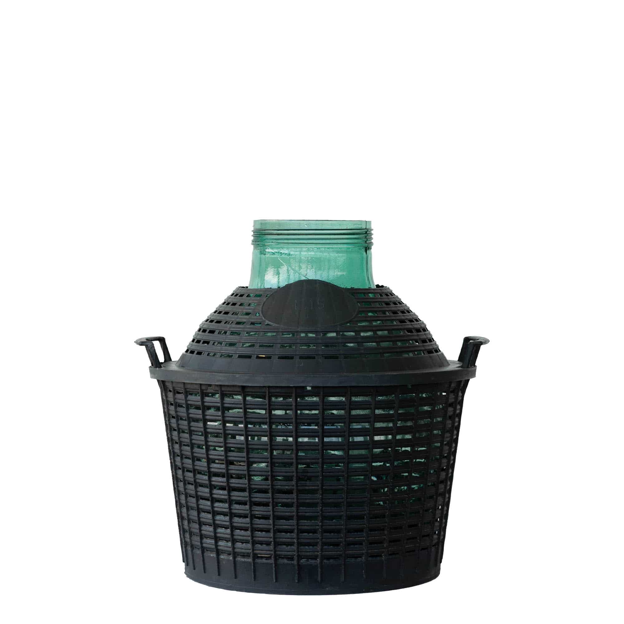 15 l bouteille ballon à col large, verre, ouverture : bouchon à vis