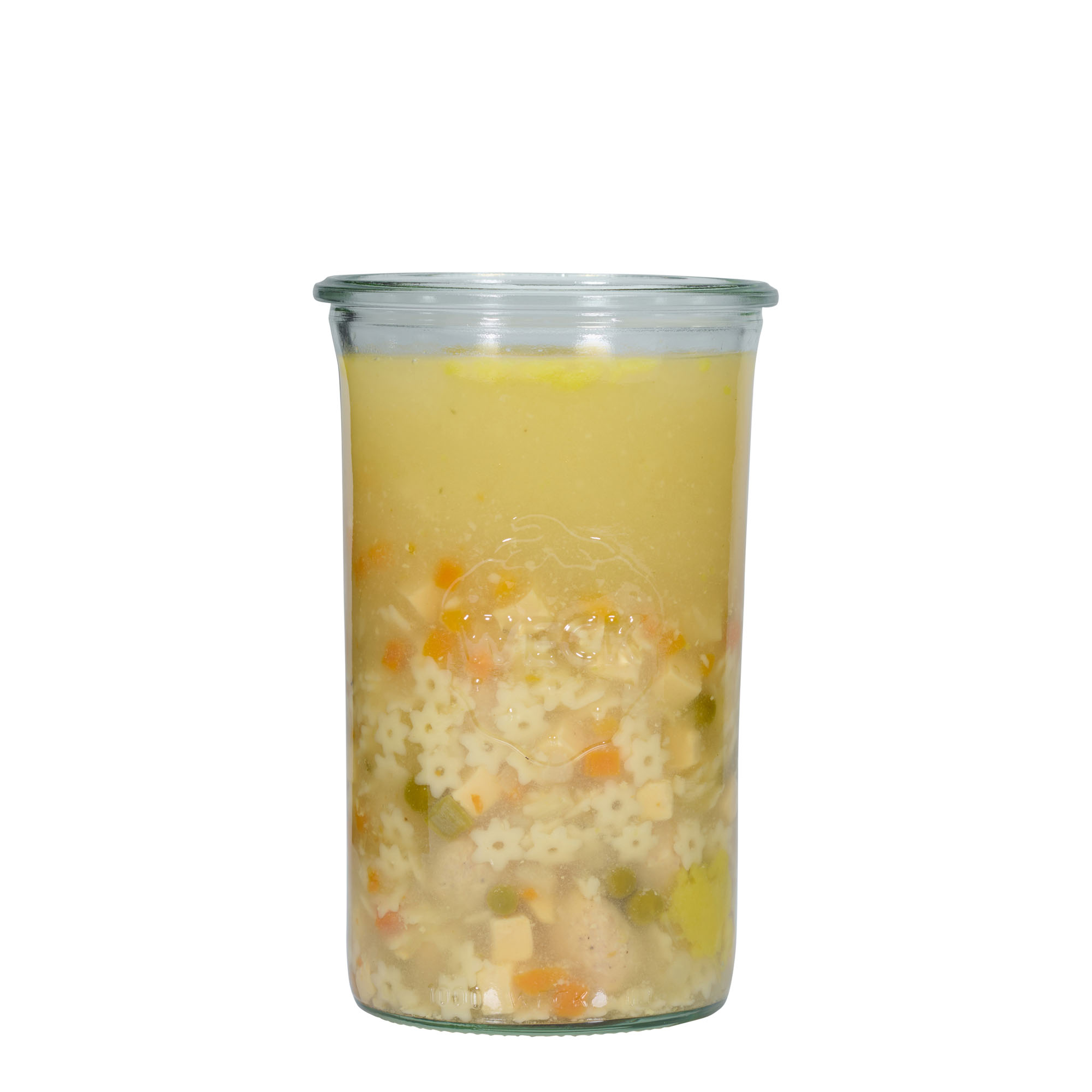 1.000 ml bocal WECK à renversement #, ouverture : bord rond 1.000 ml bocal WECK à renversement #, ouverture : bord rond