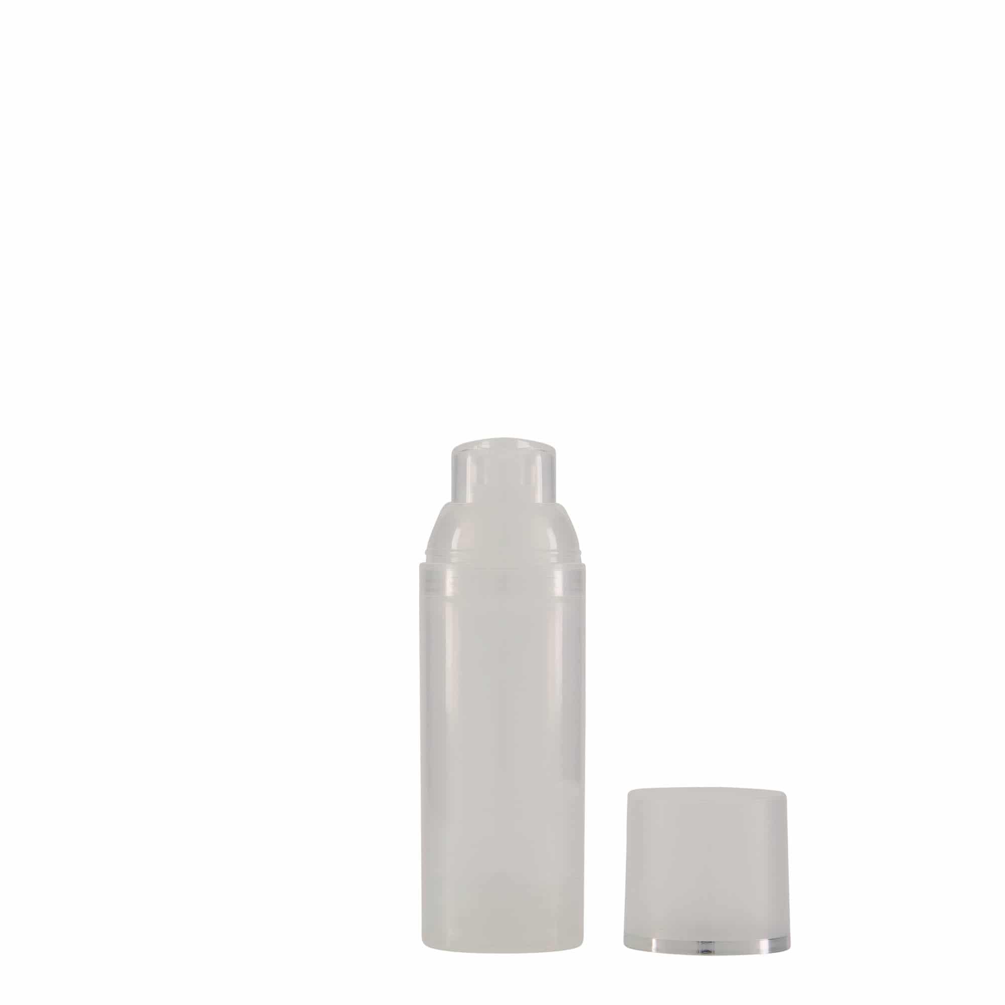 Flacon airless 50 ml 'Mezzo', plastique PP, nature