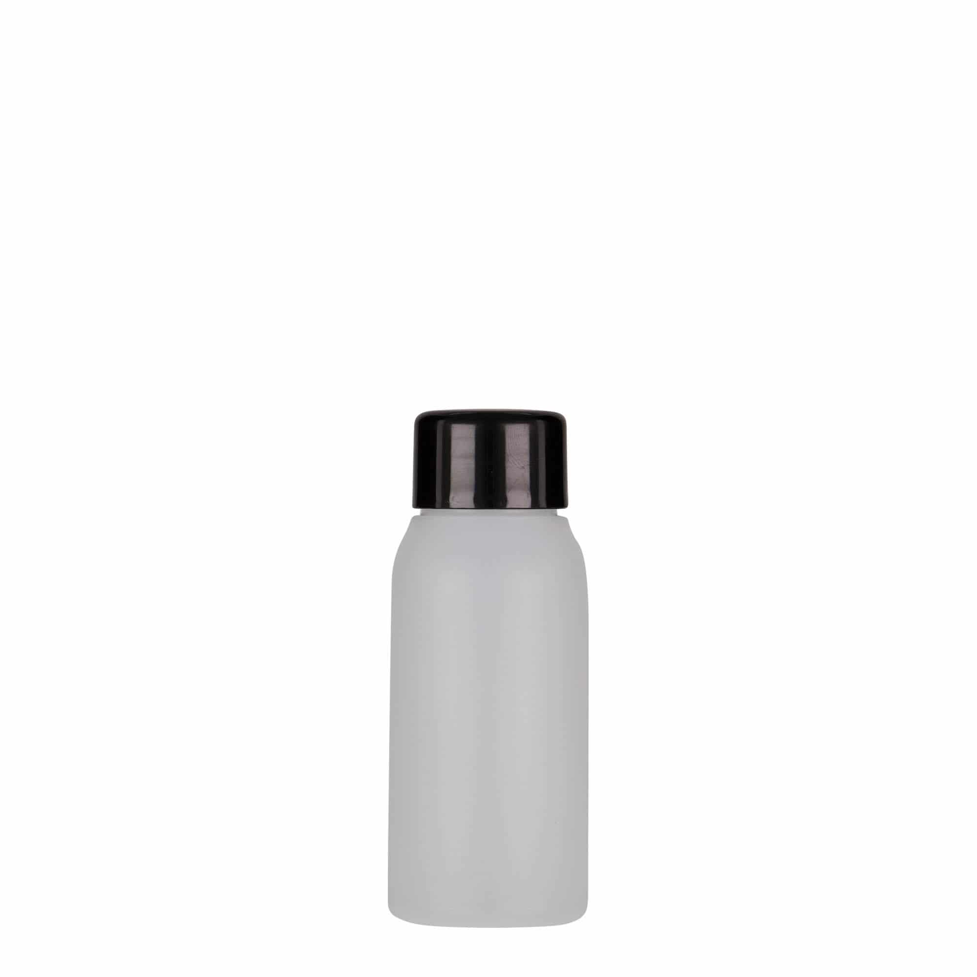 Bouteille en plastique 50 ml 'Tuffy', PEHD, nature, bouchage: GPI 24/410