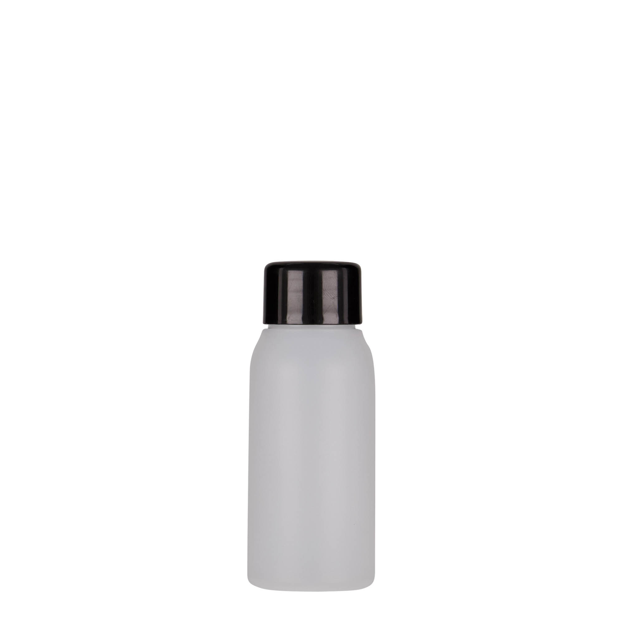 Flacon en plastique 50 ml 'Tuffy', PEHD, naturel, ouverture : 24/410 Flacon en plastique 50 ml 'Tuffy', PEHD, naturel, ouverture : 24/410