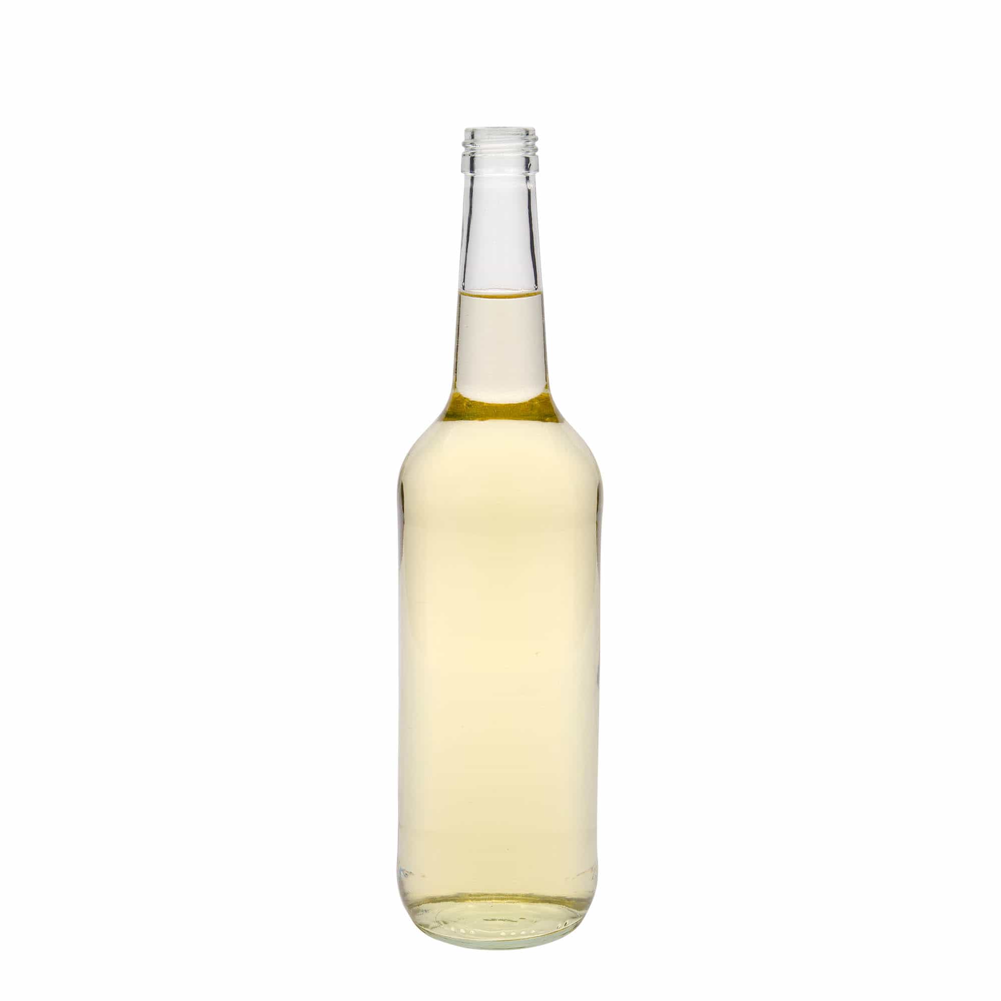Bouteille en verre 700 ml à col droit, ouverture : PP 28