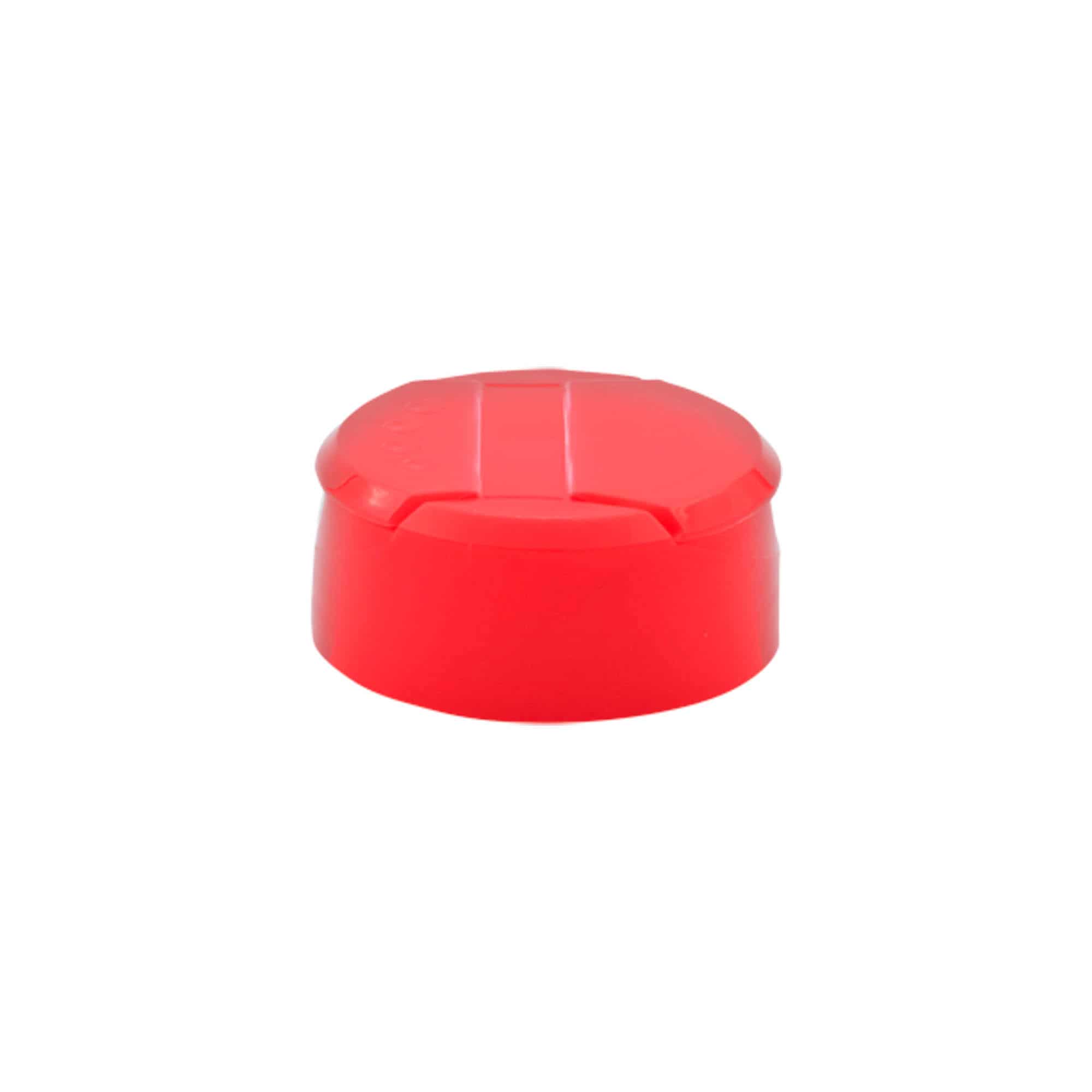 Bouchon pour pot à épices distributeur, plastique PP, rouge, pour bouchage: GPI 38/400 Bouchon pour pot à épices distributeur, plastique PP, rouge, pour bouchage: GPI 38/400