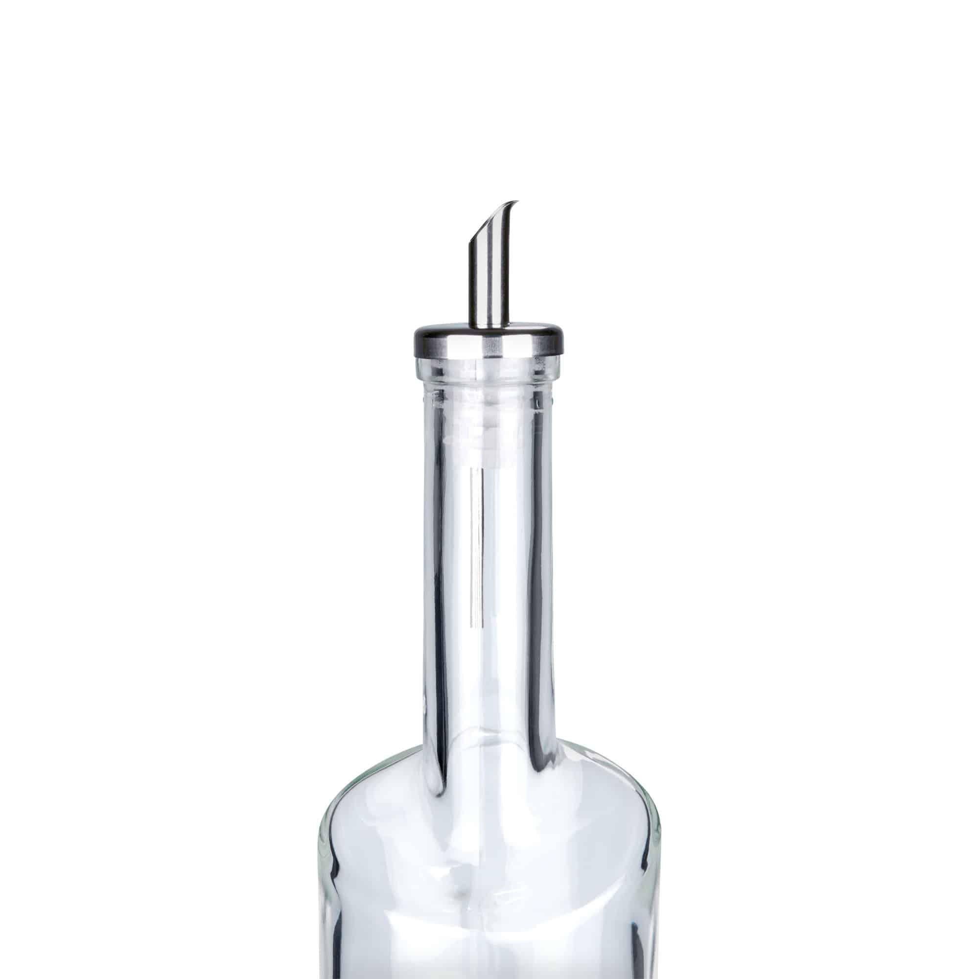 Bec-verseur inox huile, acier inoxydable, argenté