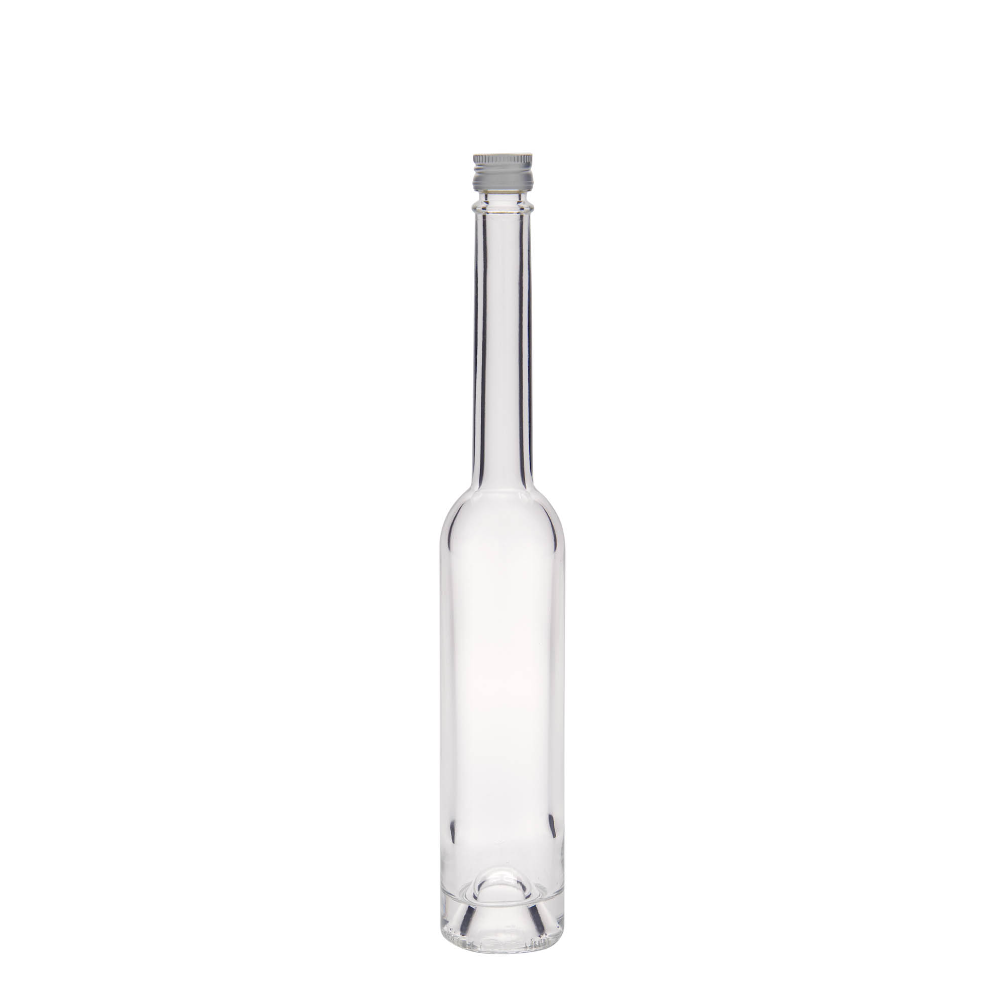 Flacon en verre 100 ml « Platina », ouverture : PP 18 Flacon en verre 100 ml « Platina », ouverture : PP 18