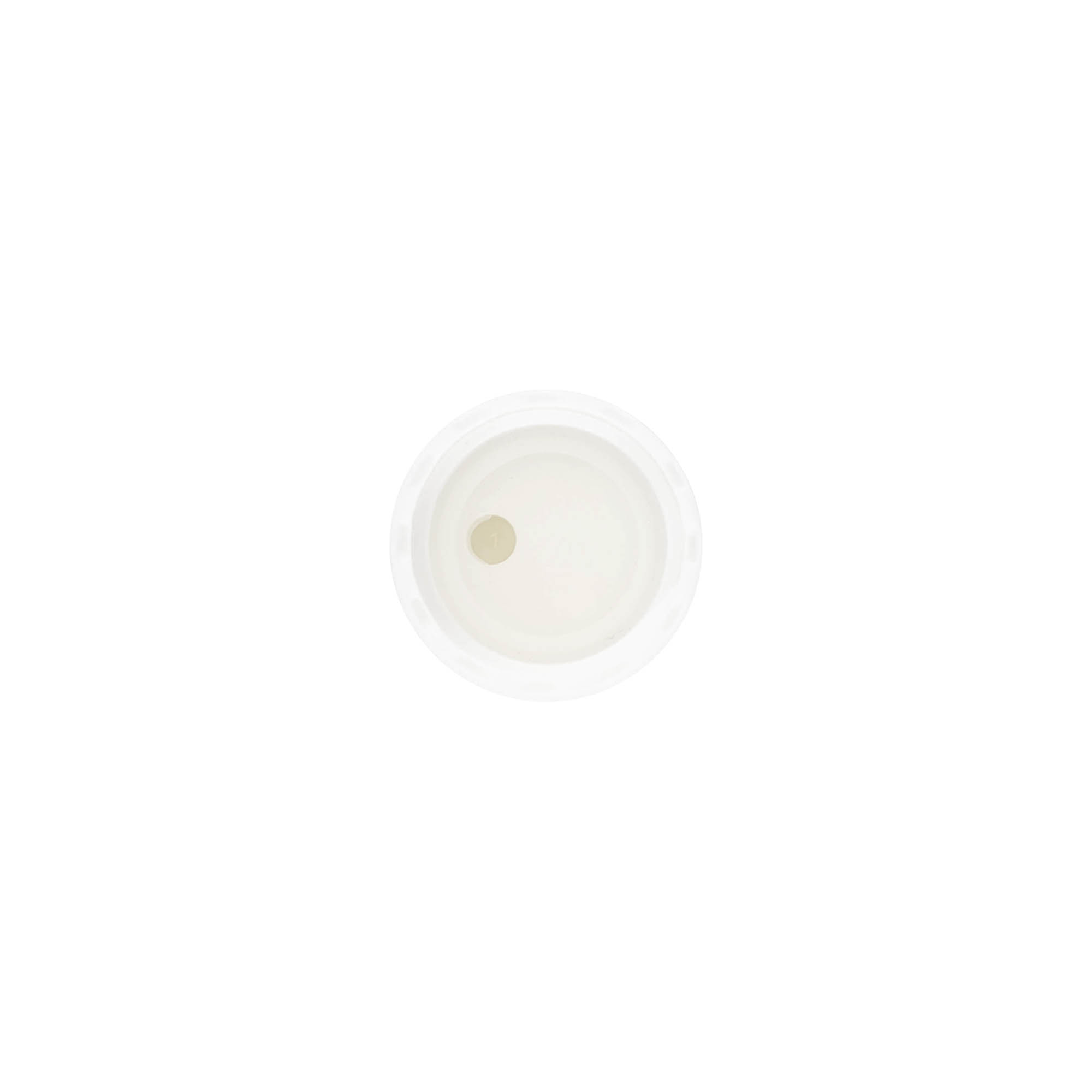 Bouchon à vis Disc Top, plastique PP, blanc, pour ouverture : 20/410 Bouchon à vis Disc Top, plastique PP, blanc, pour ouverture : 20/410