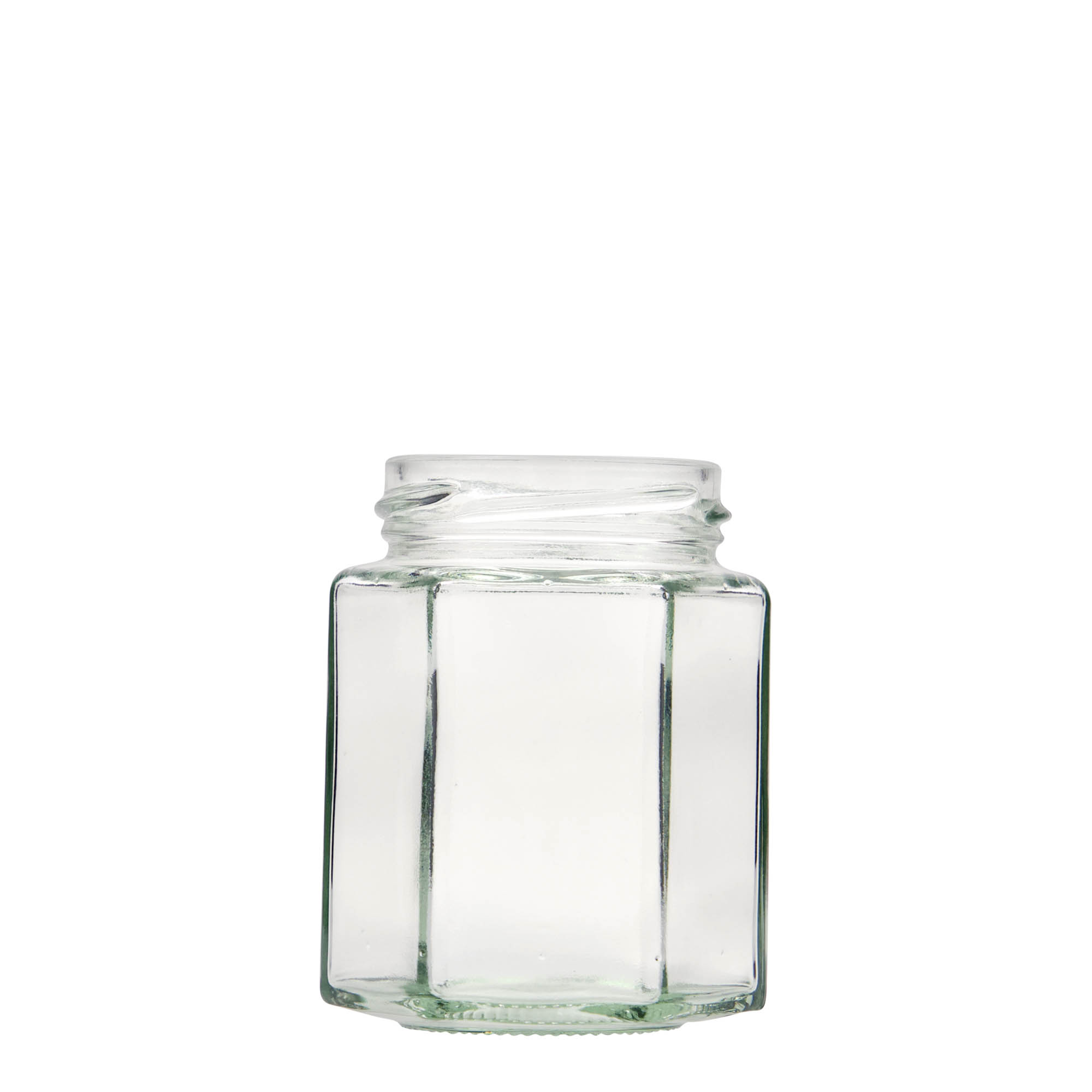 196 ml bocal hexagonal, ouverture : Twist-Off (TO 58) 196 ml bocal hexagonal, ouverture : Twist-Off (TO 58)