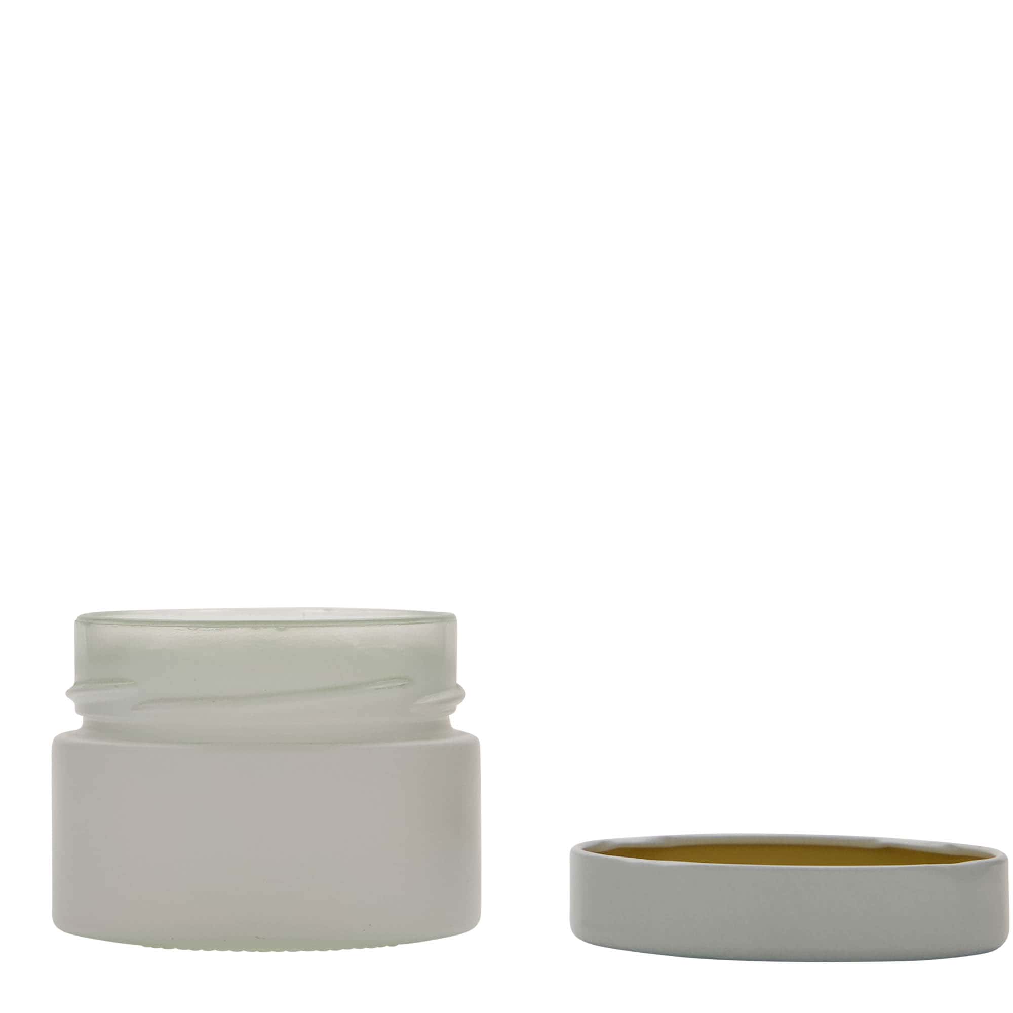 130 ml verre rond « Aurora », blanc, ouverture : Deep-Twist-Off (DTO 66)