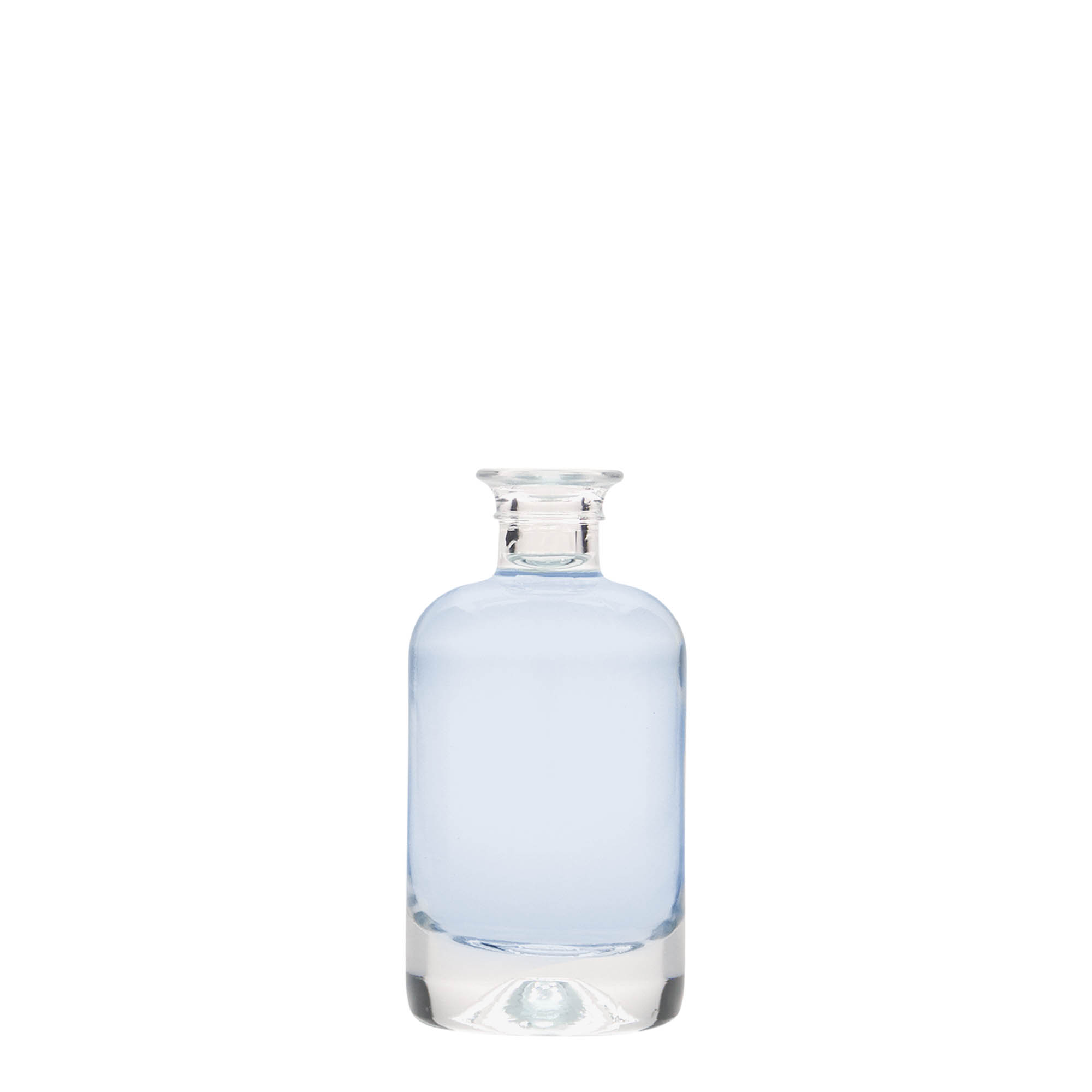Flacon en verre de 40 ml, type pharmacien, ouverture : liège