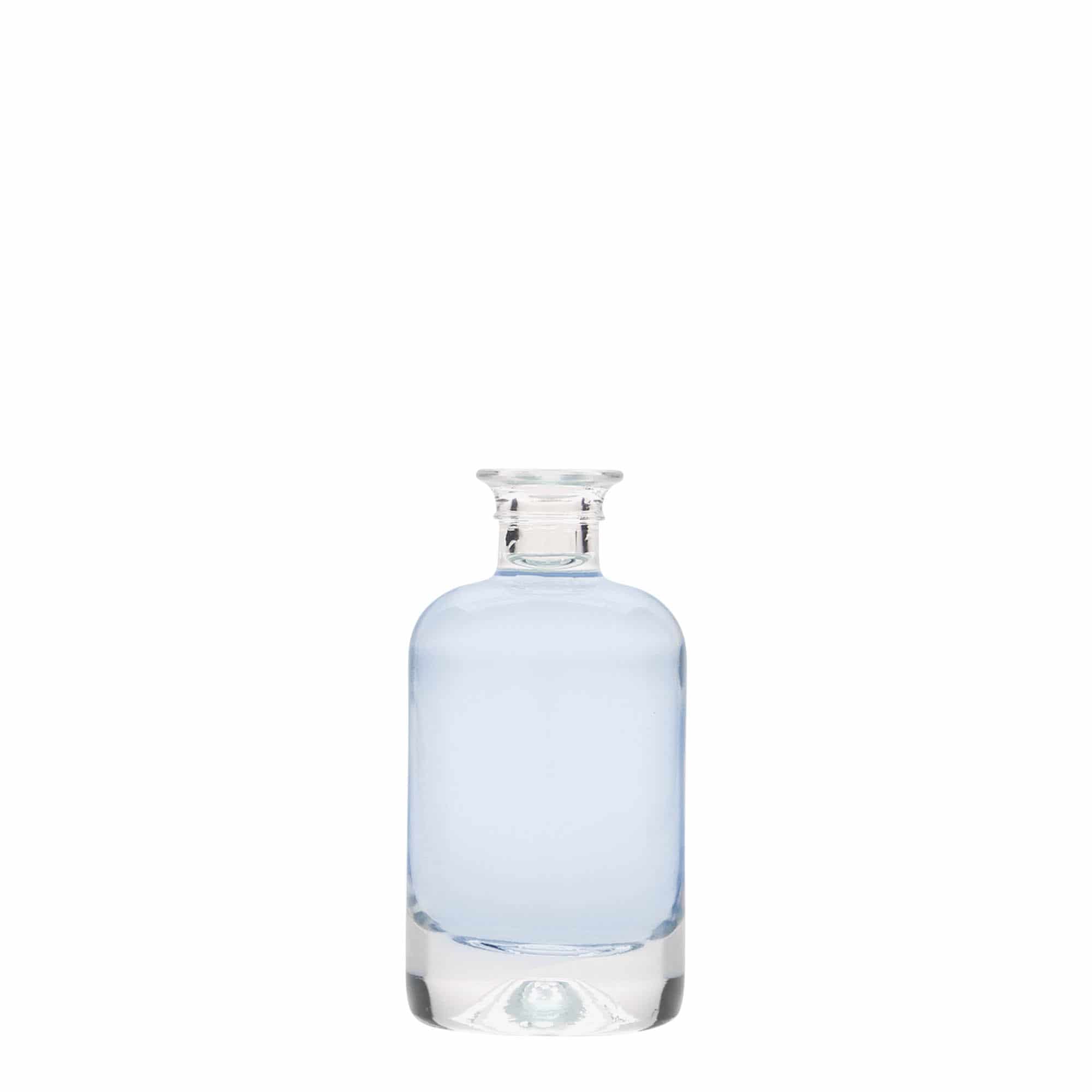 Flacon en verre de 40 ml, type pharmacien, ouverture : liège