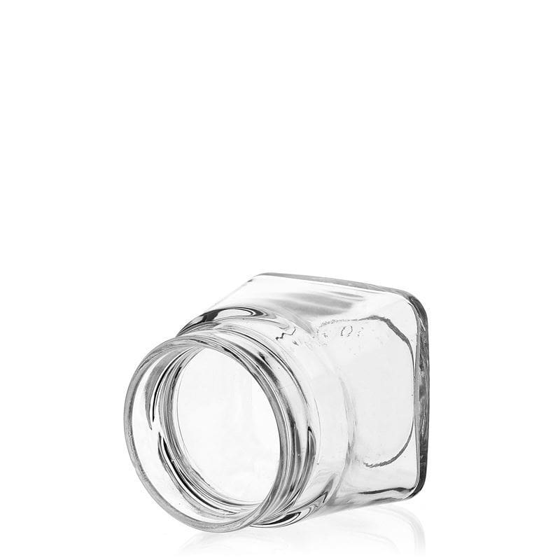 106 ml Verre carré « Luxor », ouverture : Deep-Twist-Off (DTO 58)