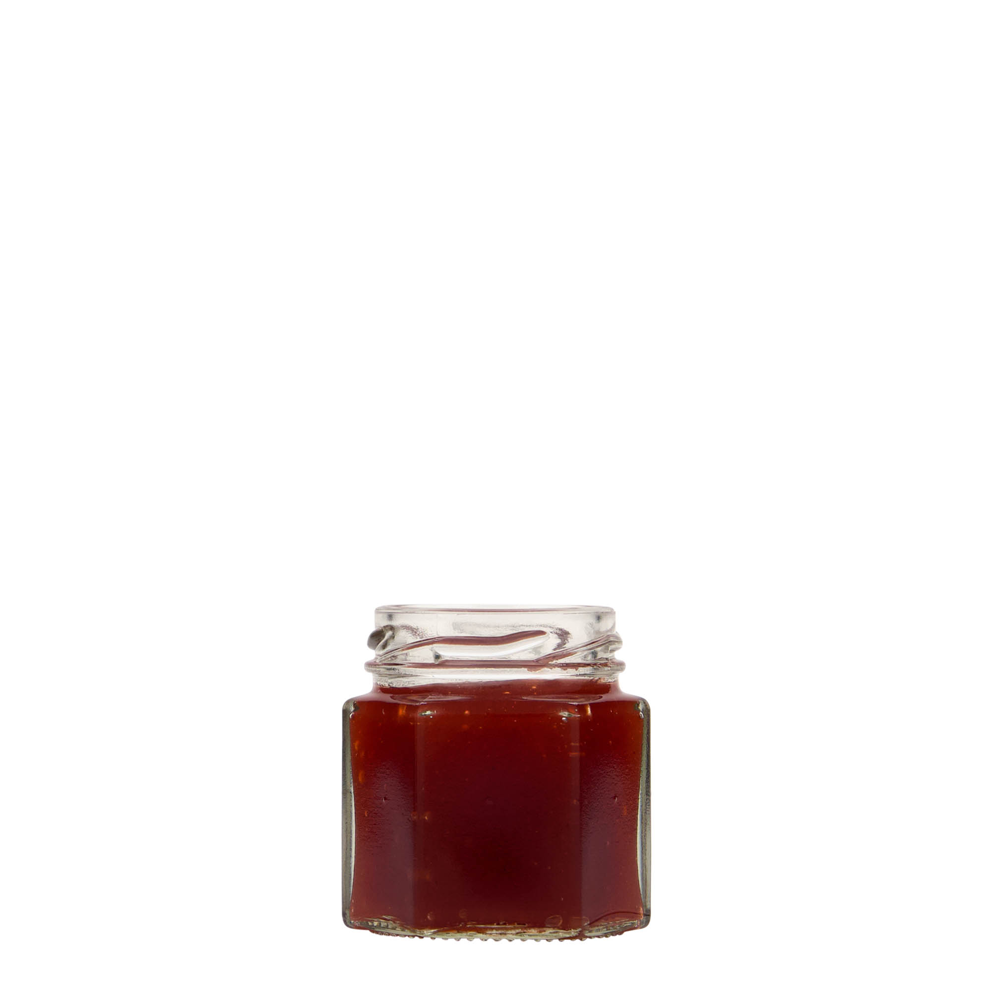 Bocal hexagonal 47 ml, bouchage: Twist-Off (TO 43)