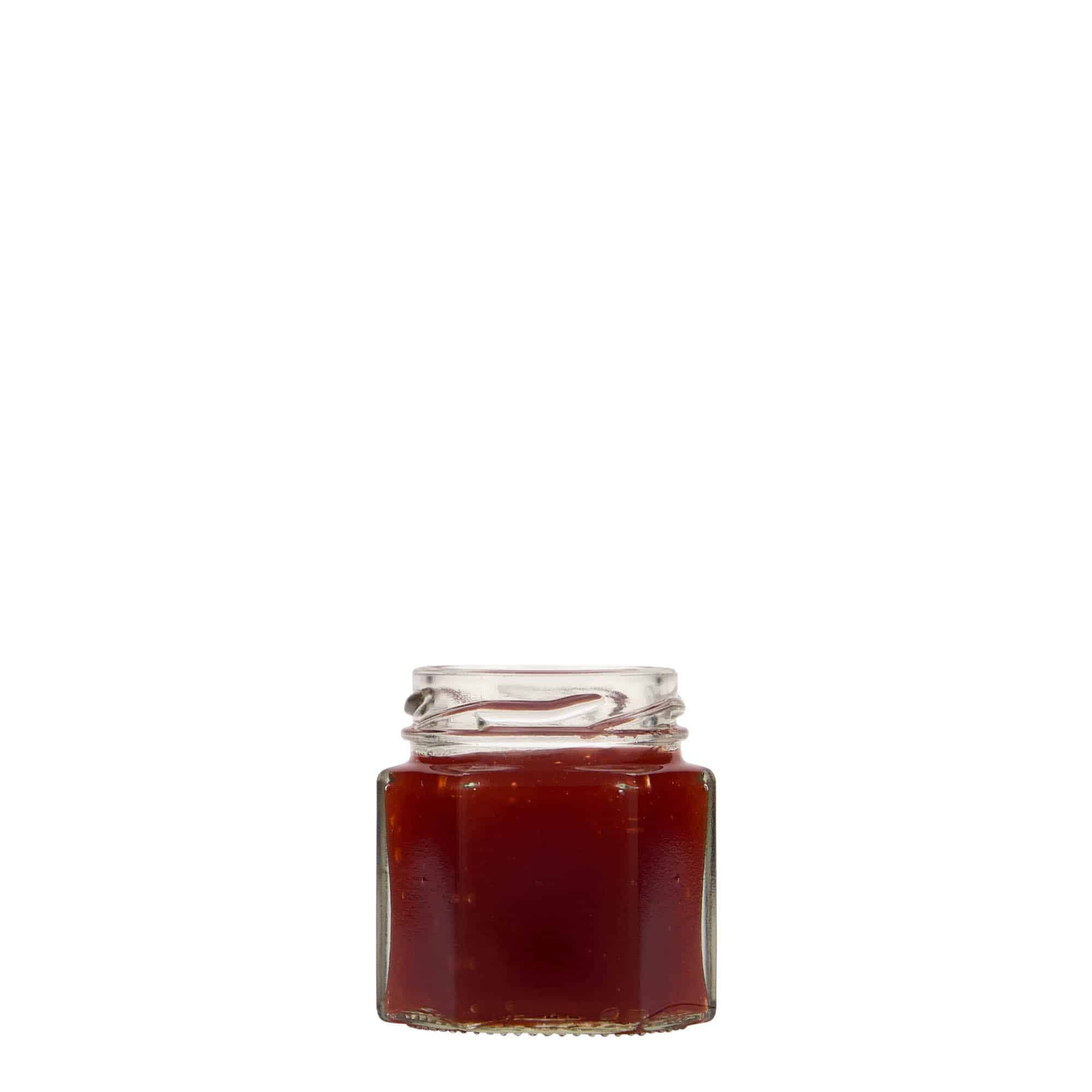 47 ml pot hexagonal, ouverture : Twist-Off (TO 43)