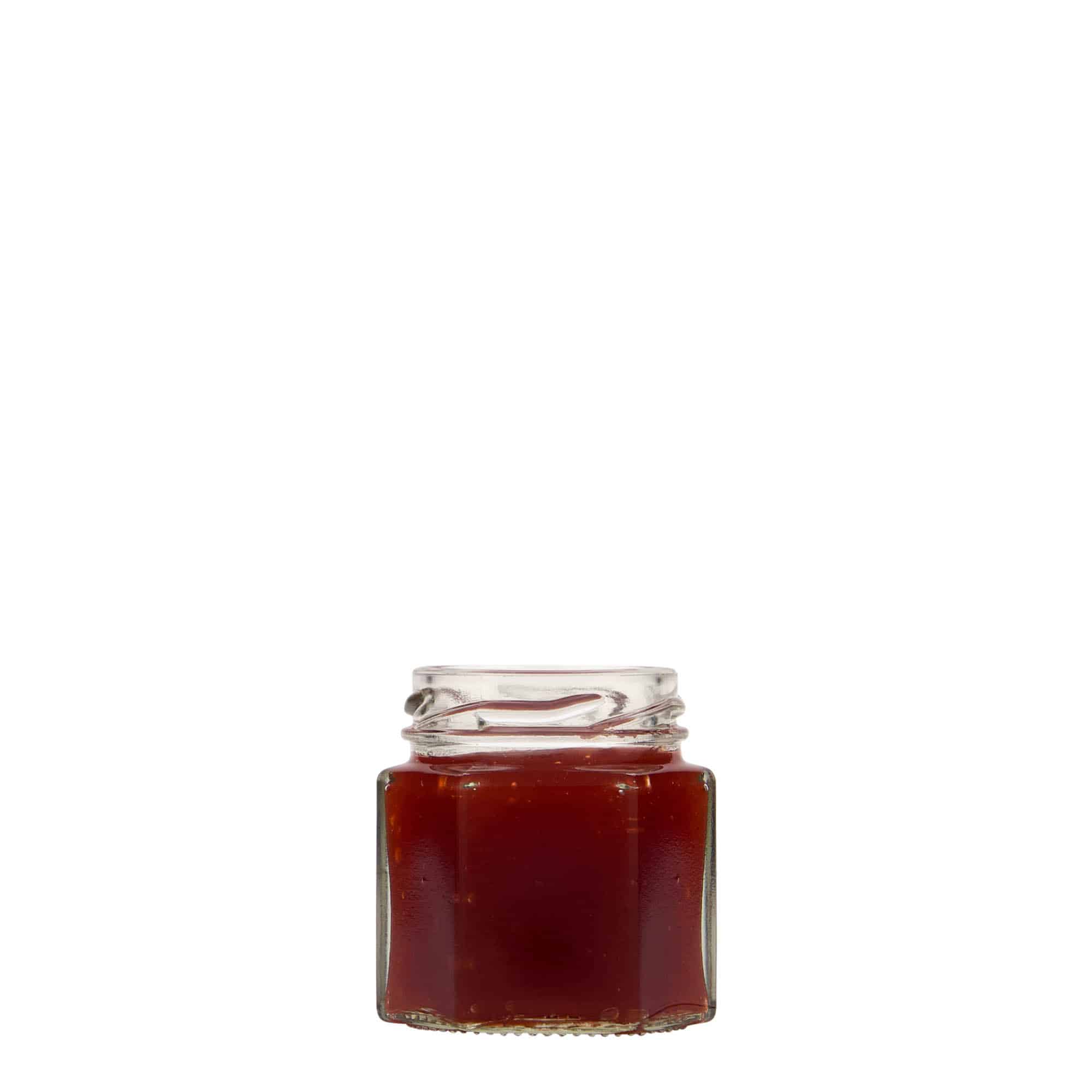 47 ml pot hexagonal, ouverture : Twist-Off (TO 43)