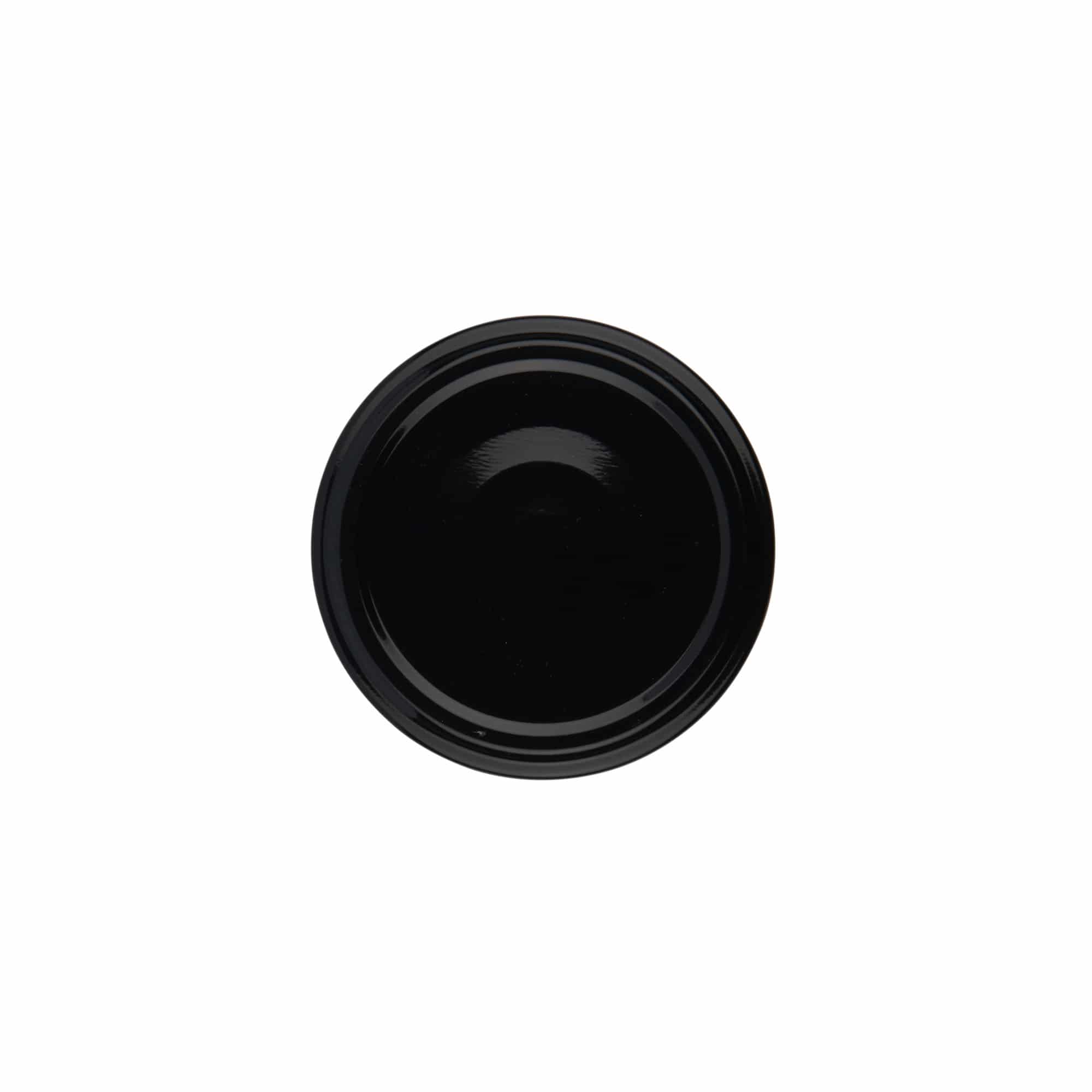 Couvercle Twist-Off, fer blanc, noir, pour bouchage: TO 63