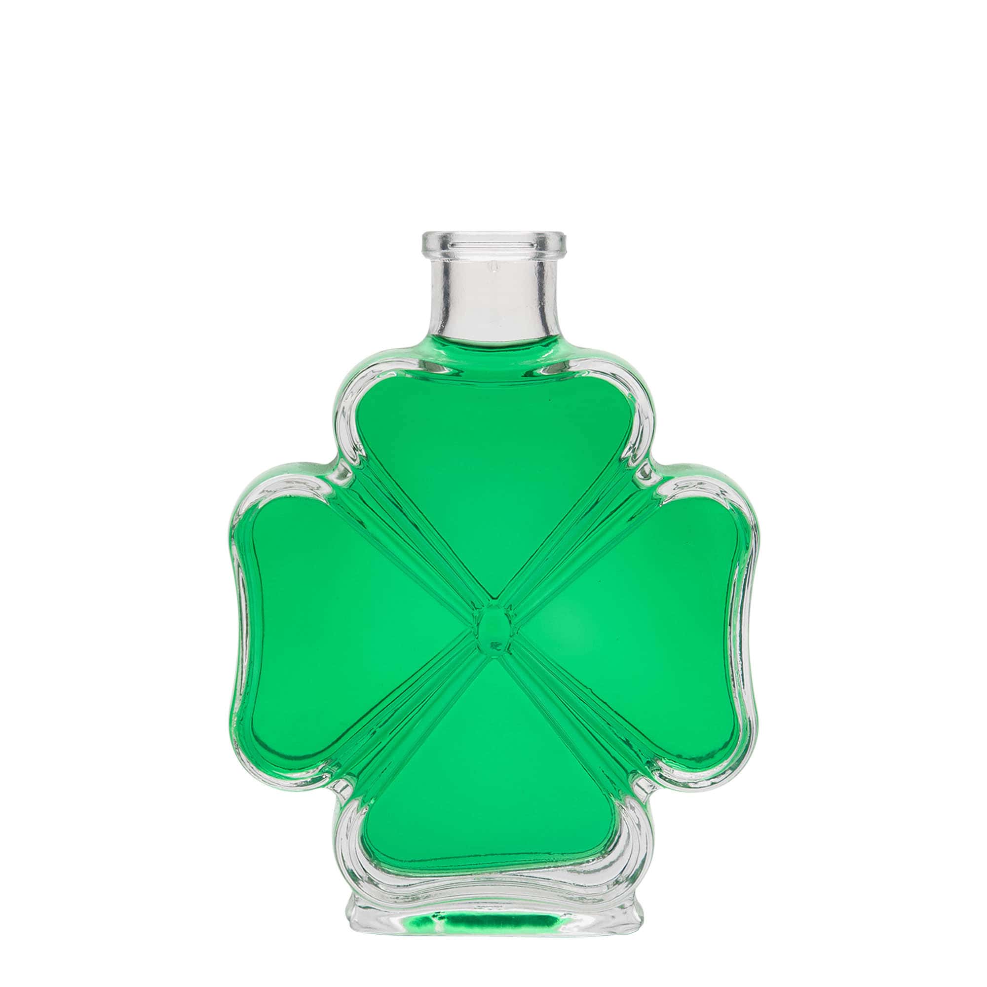 Bouteille en verre 200 ml 'Trèfle', bouchage: bouchon