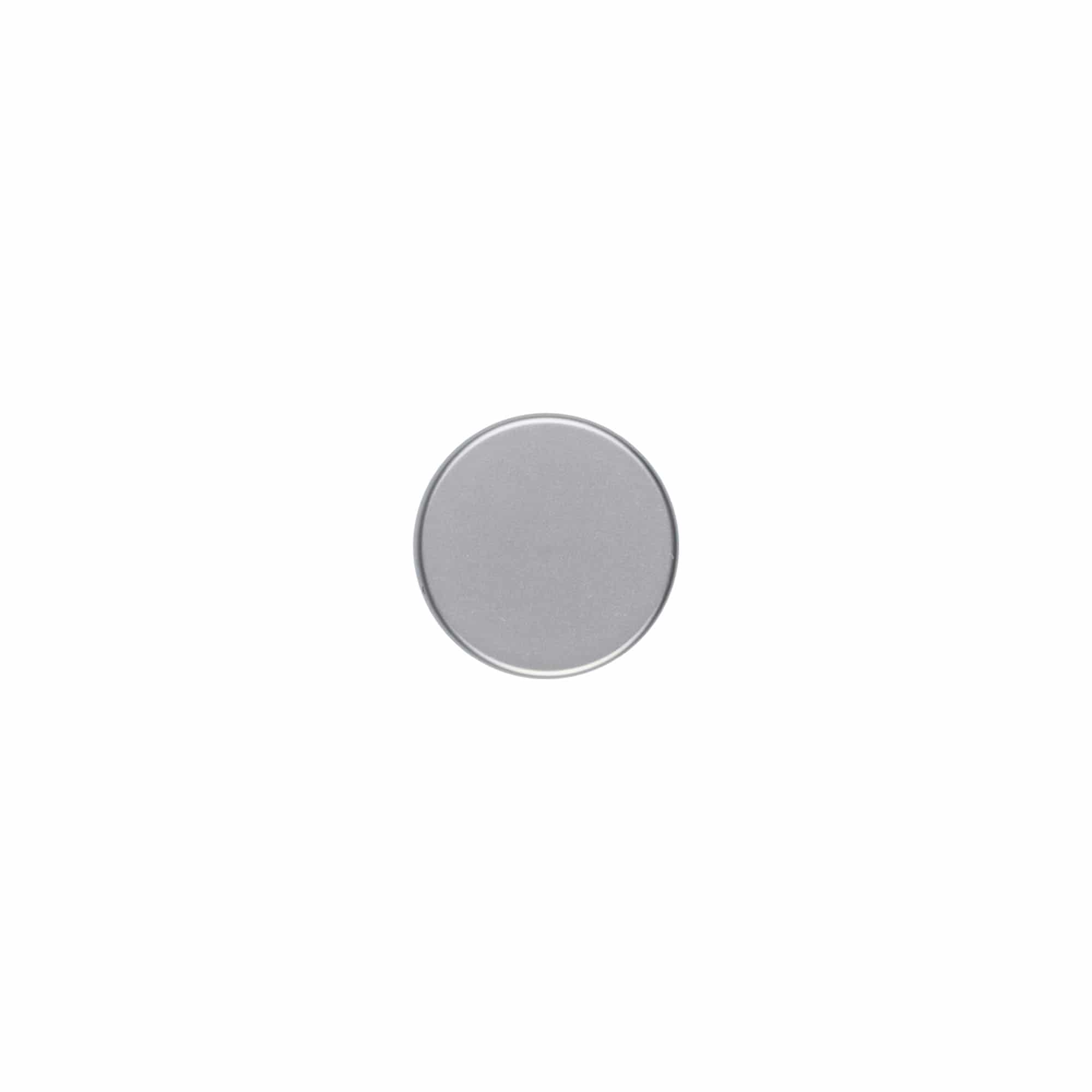 Bouchon à vis, plastique ABS, argent mat, pour ouverture : GPI 33/400