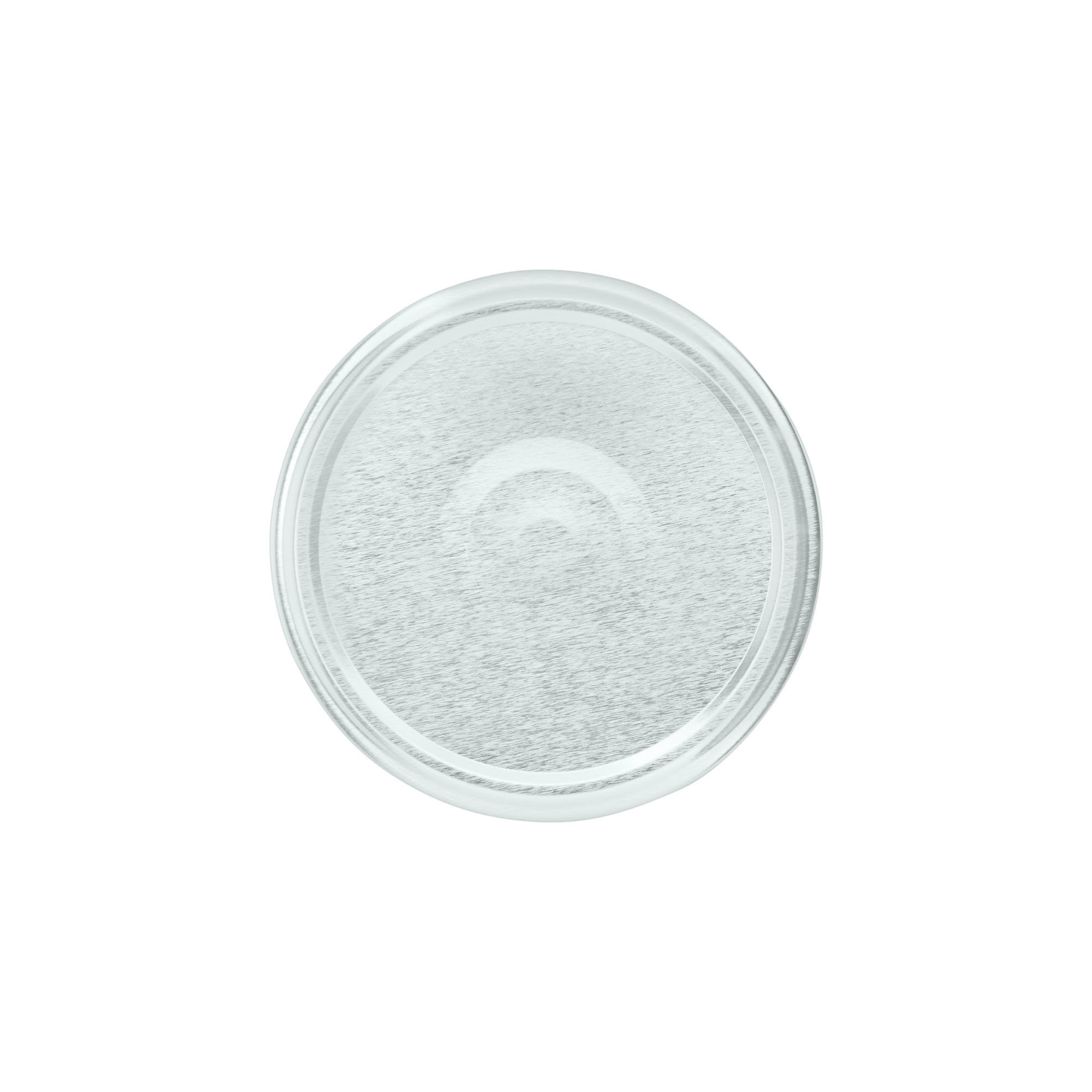 Bouchon à vis, tôle blanche, argenté, pour ouverture : TO 82