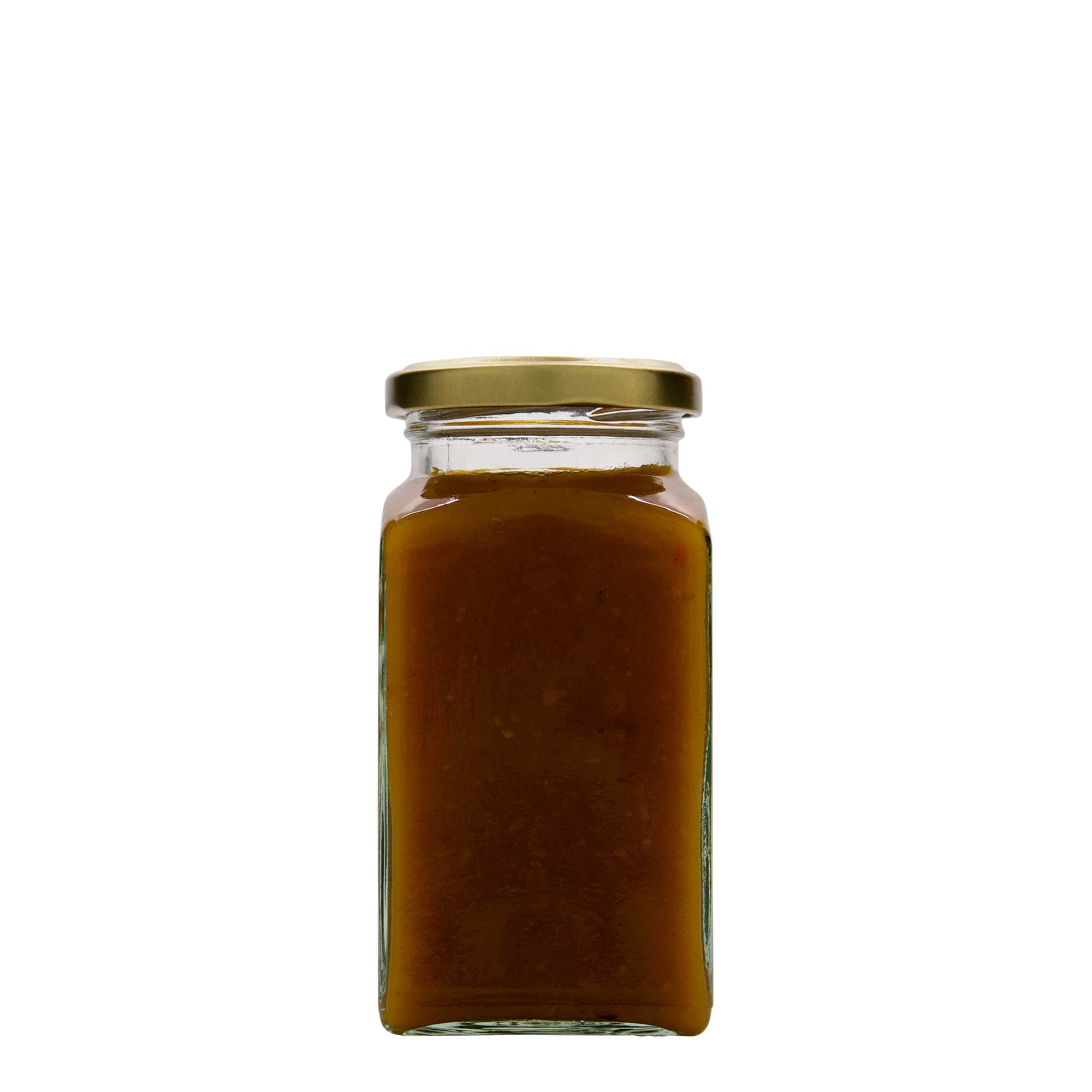 312 ml en verre carré, ouverture : Twist-Off (TO 58)