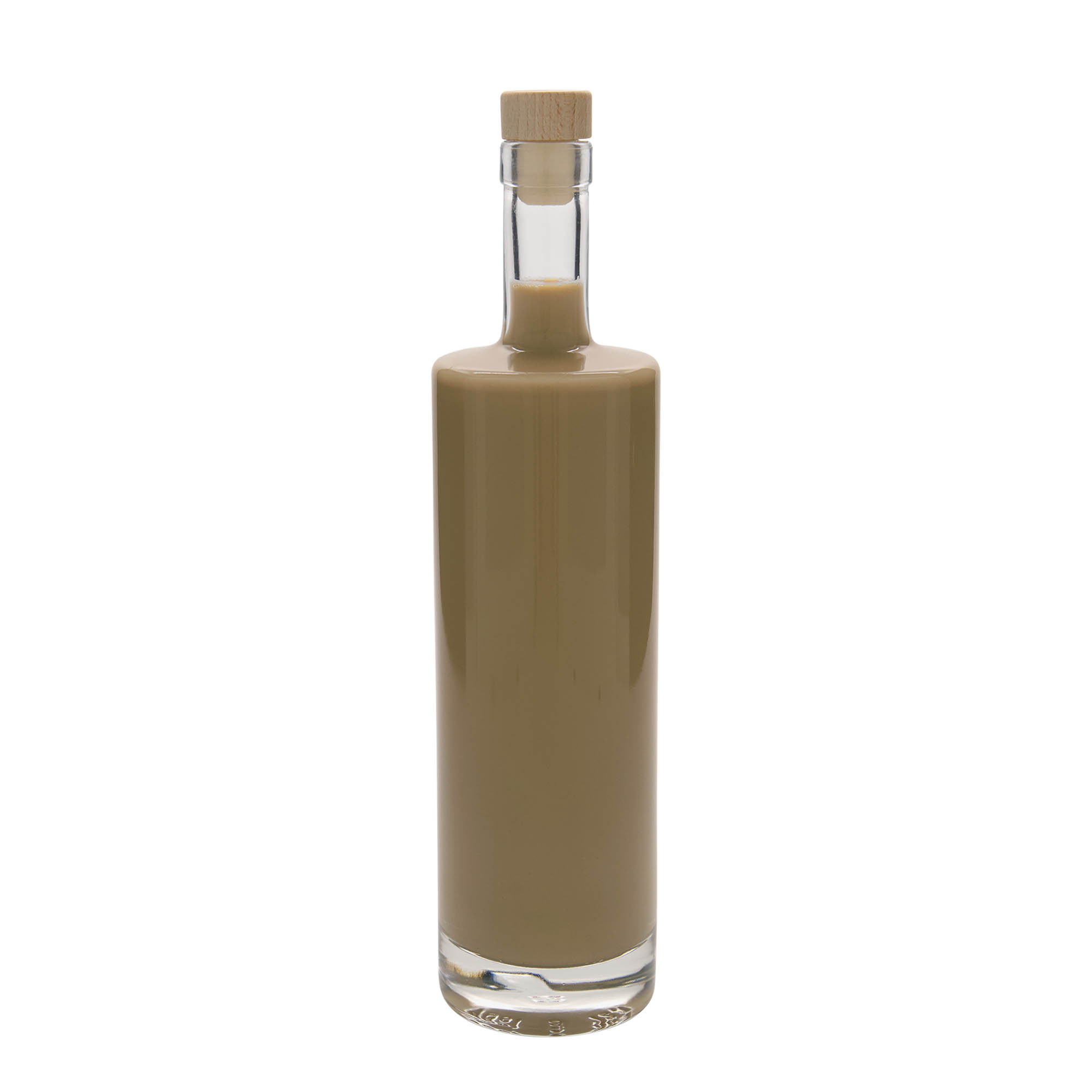 Bouteille en verre 700 ml 'Titano', ouverture : bouchon en liège Bouteille en verre 700 ml 'Titano', ouverture : bouchon en liège