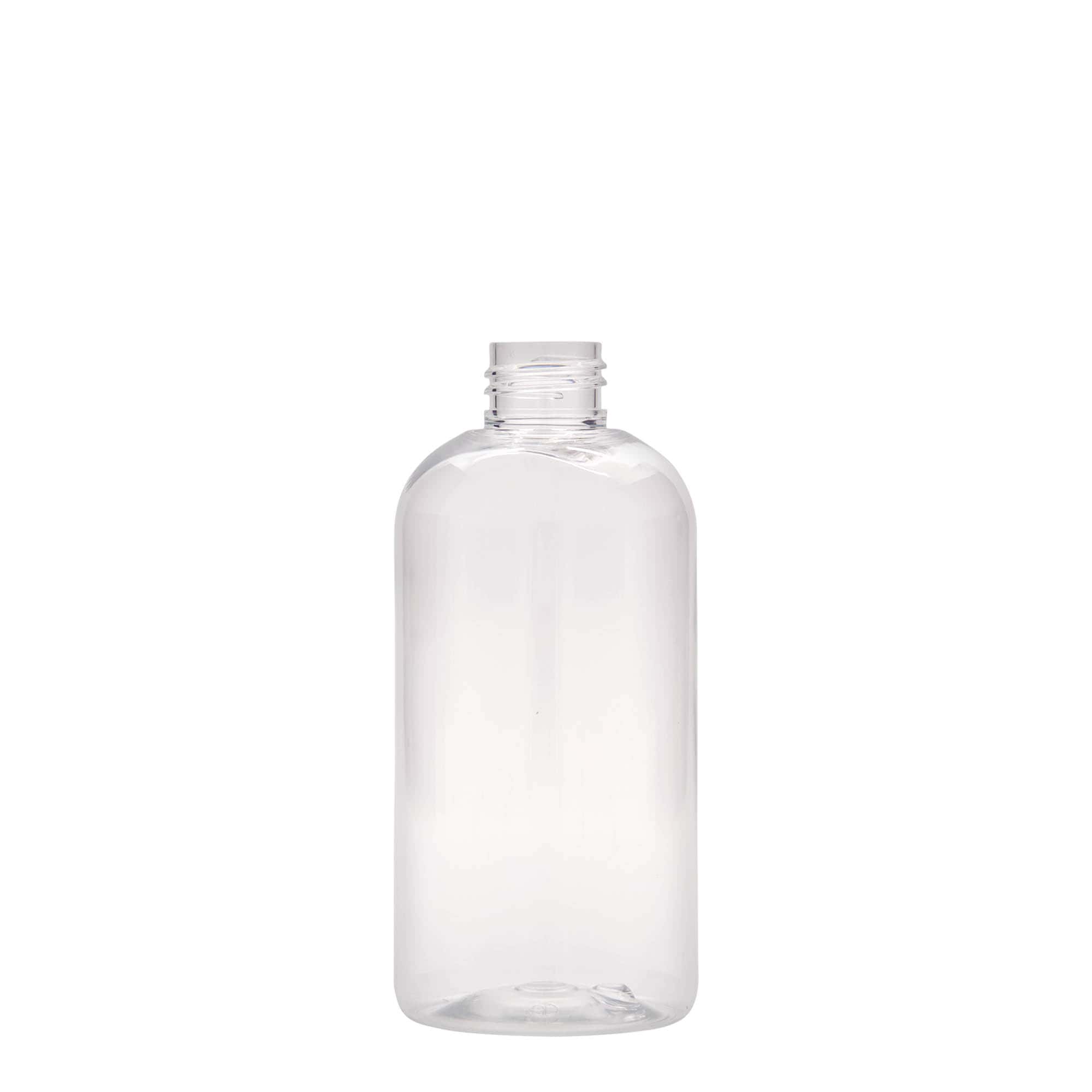Bouteille PET 250 ml 'Boston', plastique, ouverture : 24/410