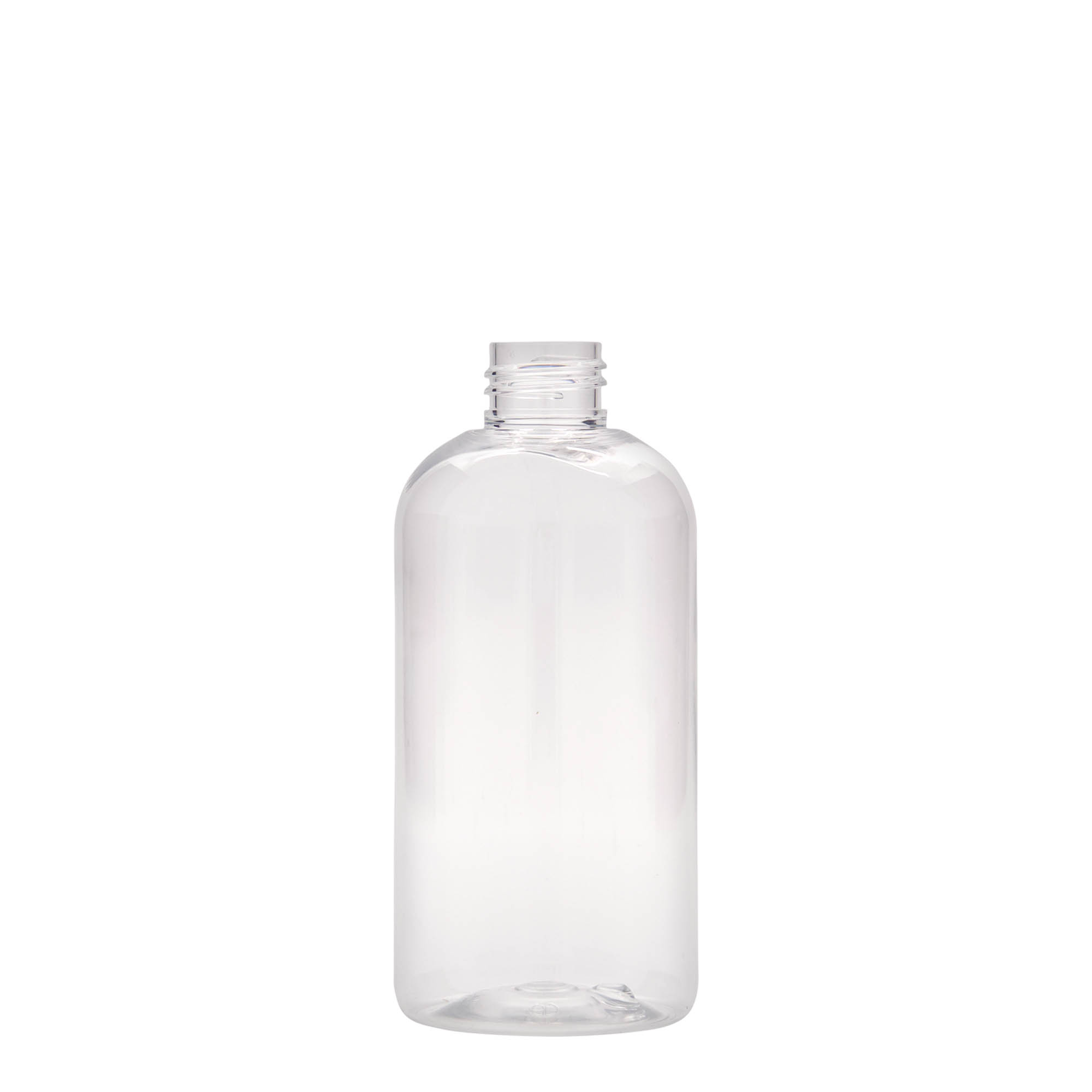 Bouteille PET 250 ml « Boston », plastique, ouverture : 24/410