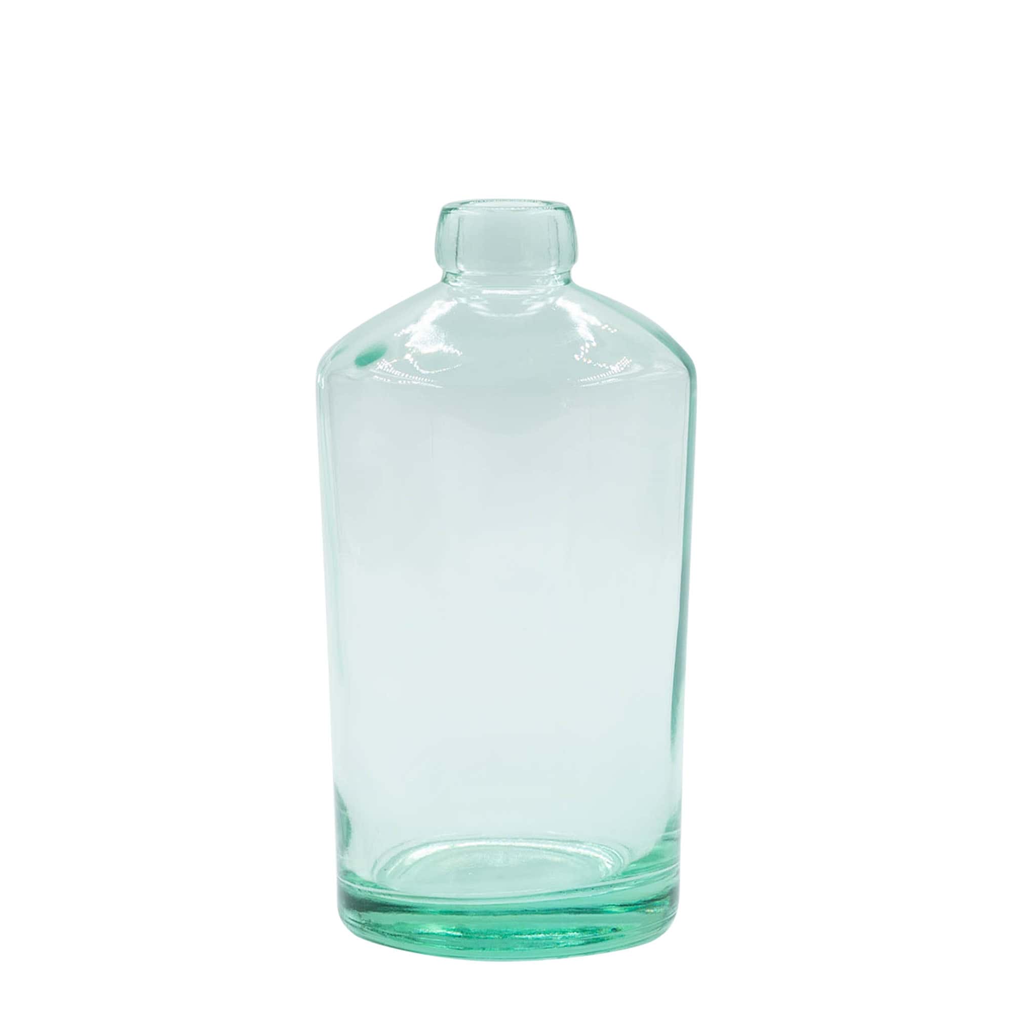 Bouteille en verre 700 ml « Barrel », ouverture : bouchon en liège