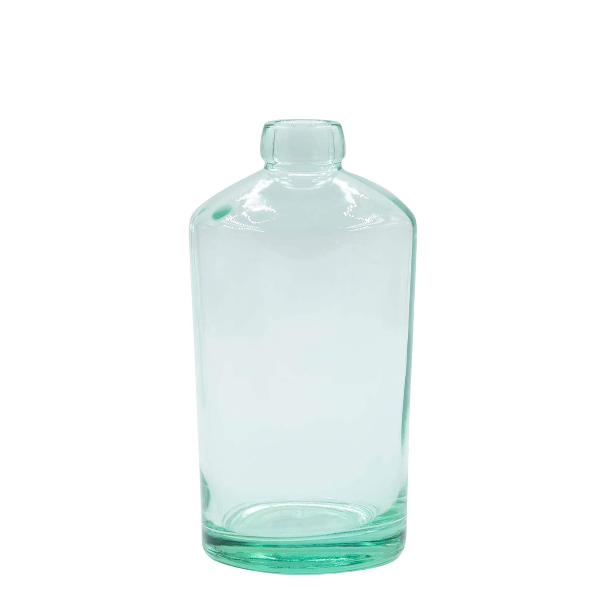 Bouteille en verre 700 ml « Barrel », ouverture : bouchon en liège