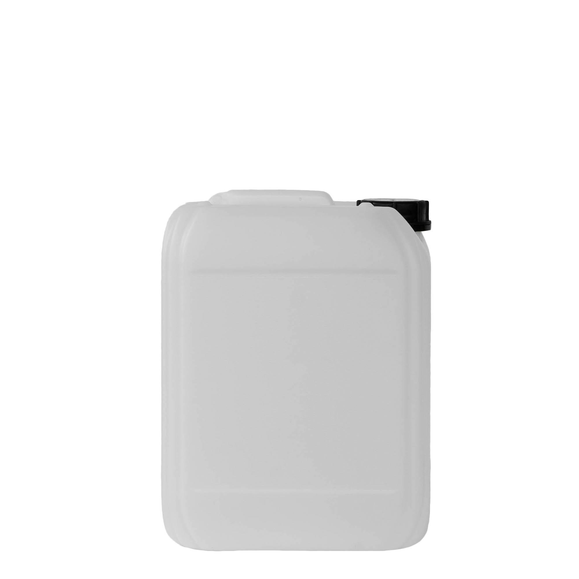 Bidon de 10 l, rectangulaire, plastique HDPE, naturel, ouverture : ND 55 Bidon de 10 l, rectangulaire, plastique HDPE, naturel, ouverture : ND 55
