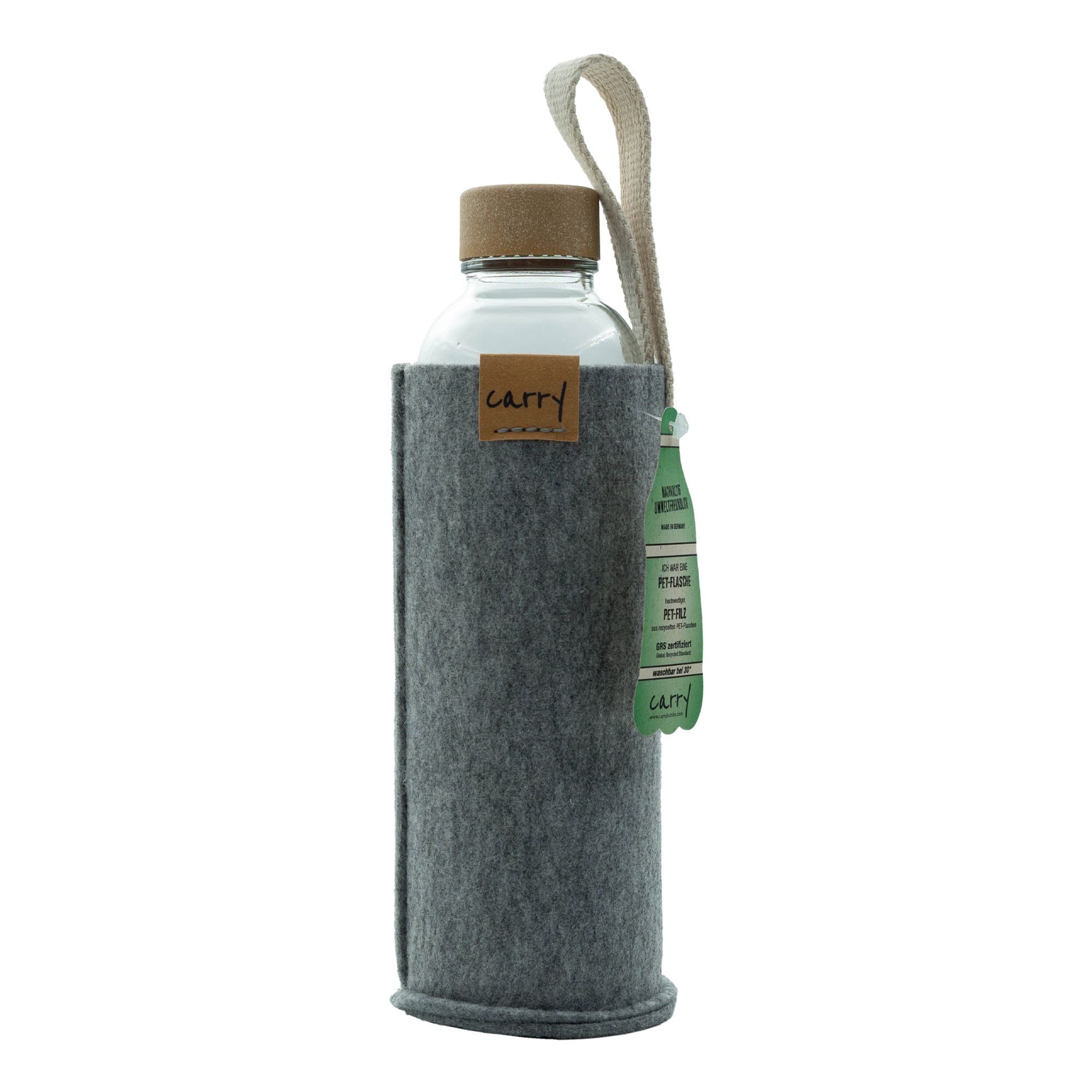 Manchon CARRY, textile, gris Manchon CARRY, textile, gris