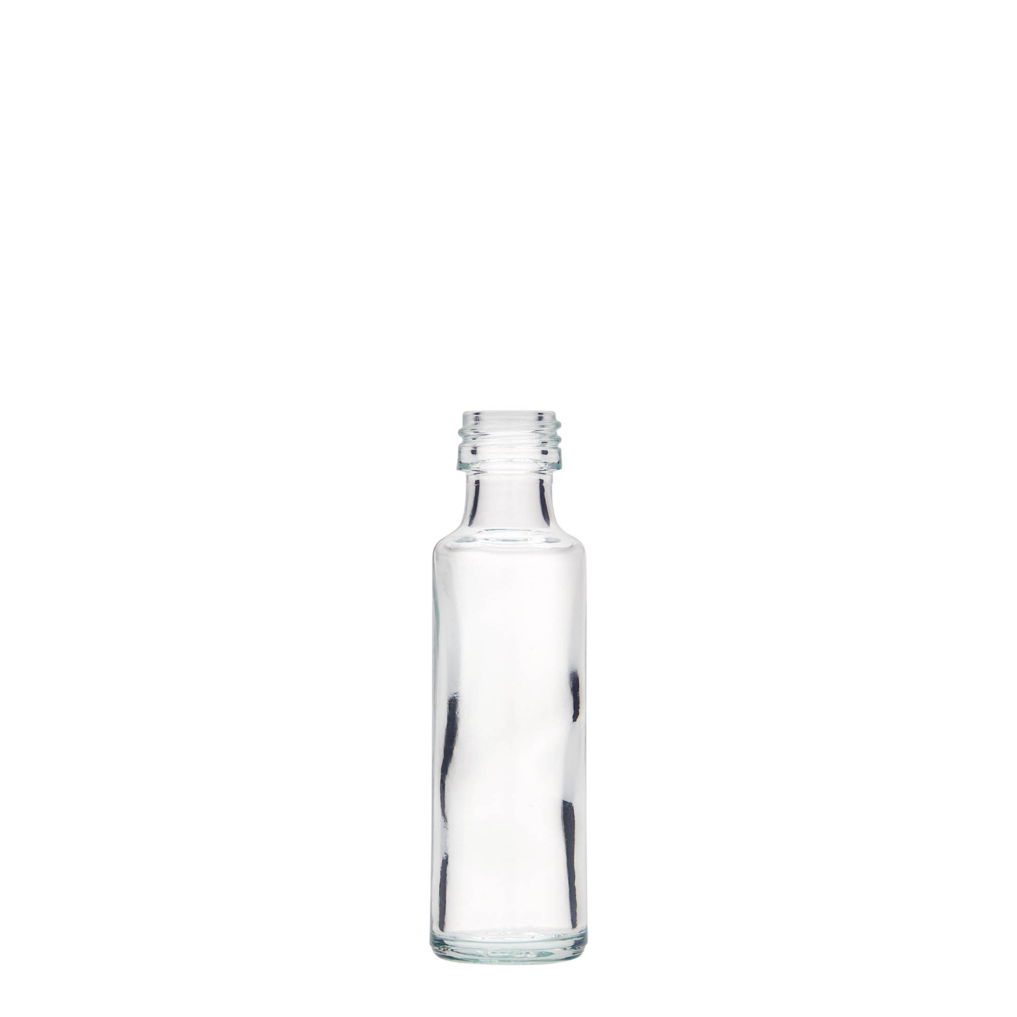Flacon en verre de 20 ml 'Dorica', ouverture : PP 18