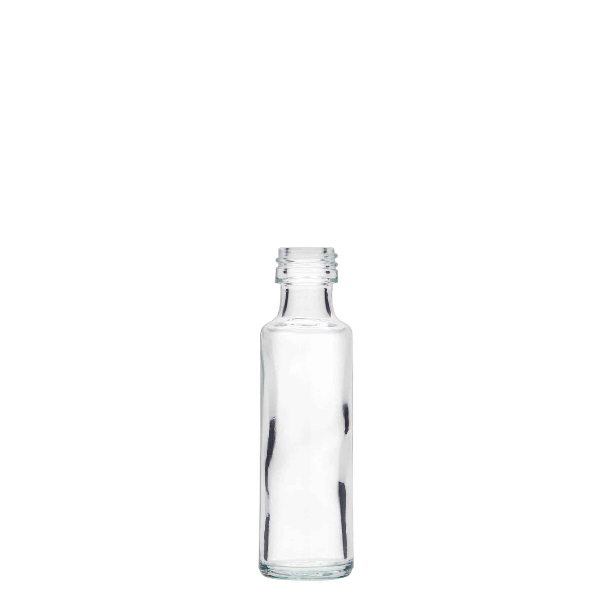 Flacon en verre de 20 ml « Dorica », ouverture : PP 18