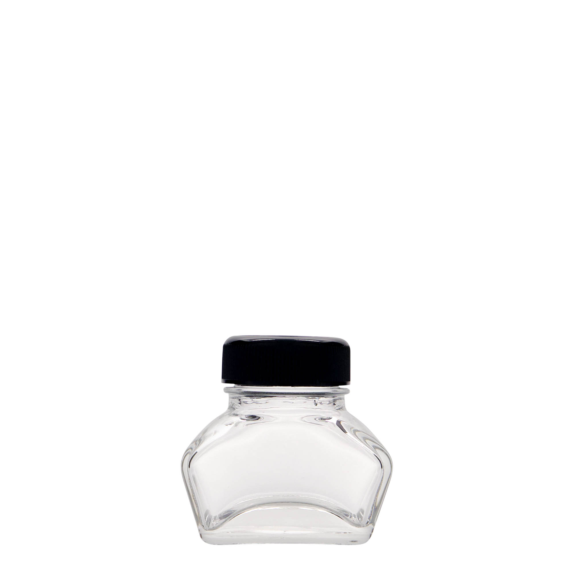 30 ml encrier, rectangulaire, ouverture : bouchon à vis 30 ml encrier, rectangulaire, ouverture : bouchon à vis