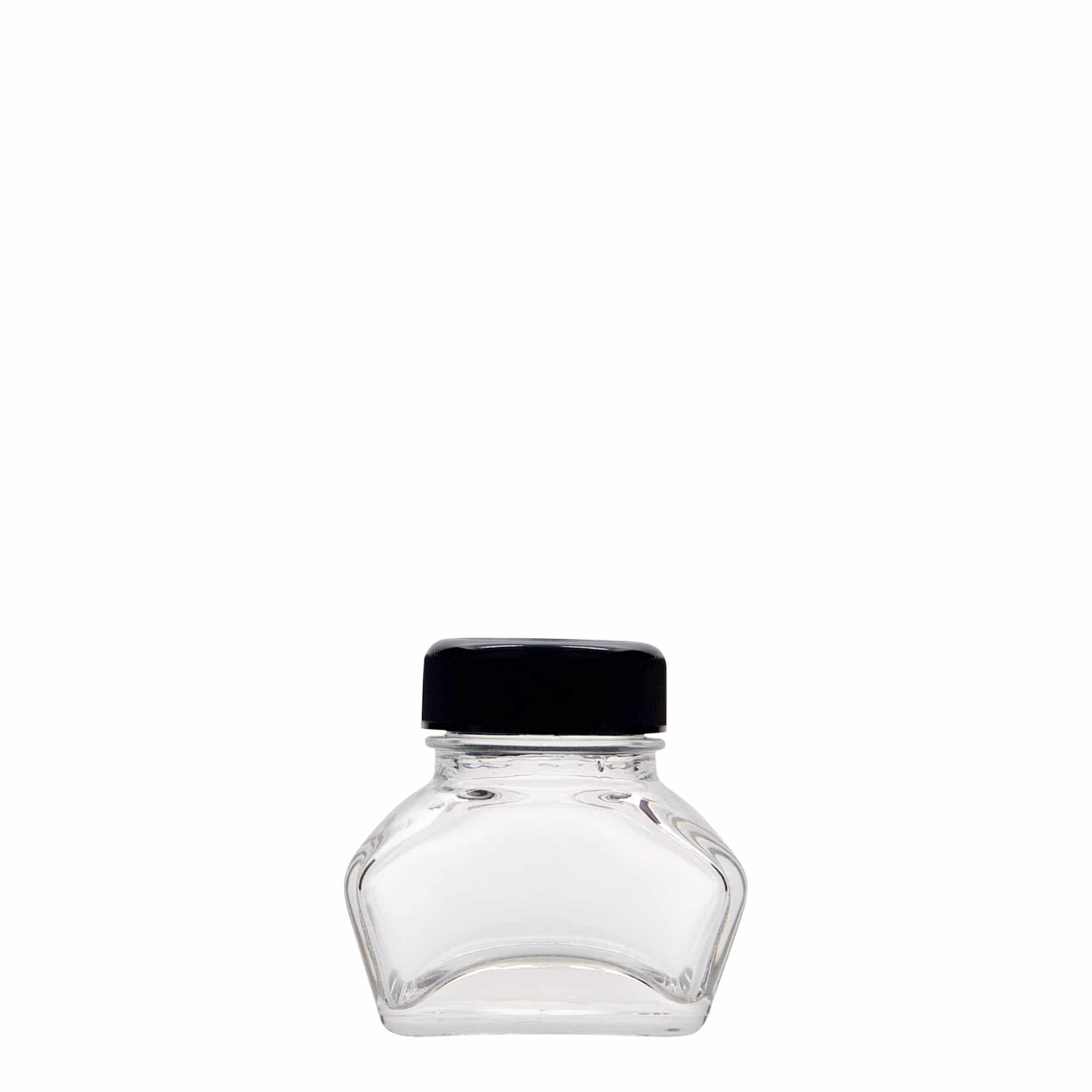 30 ml encrier, rectangulaire, ouverture : bouchon à vis