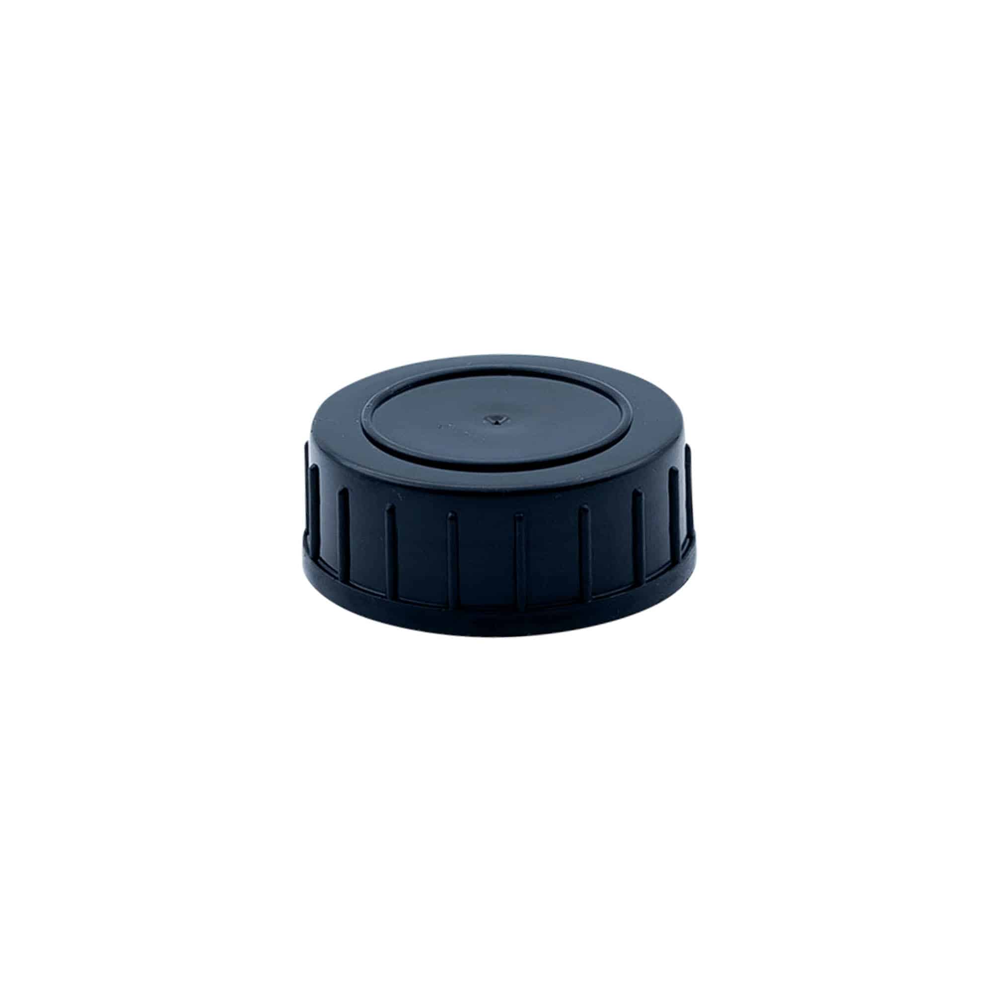 Bougage à vis, plastique PP, noir, pour bouchage: DIN 32 Bougage à vis, plastique PP, noir, pour bouchage: DIN 32
