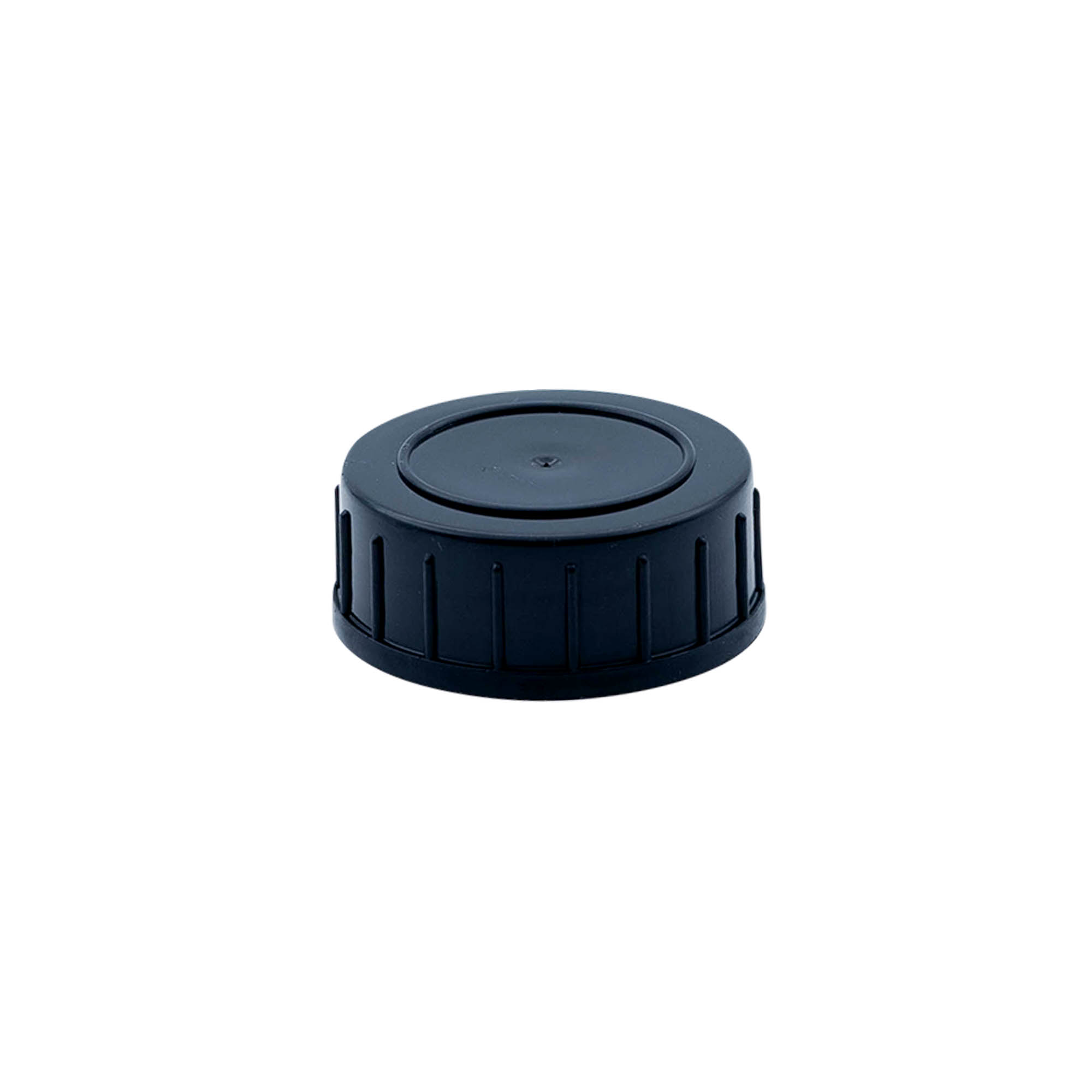 Bouchon à vis, plastique PP, noir, pour ouverture : DIN 32