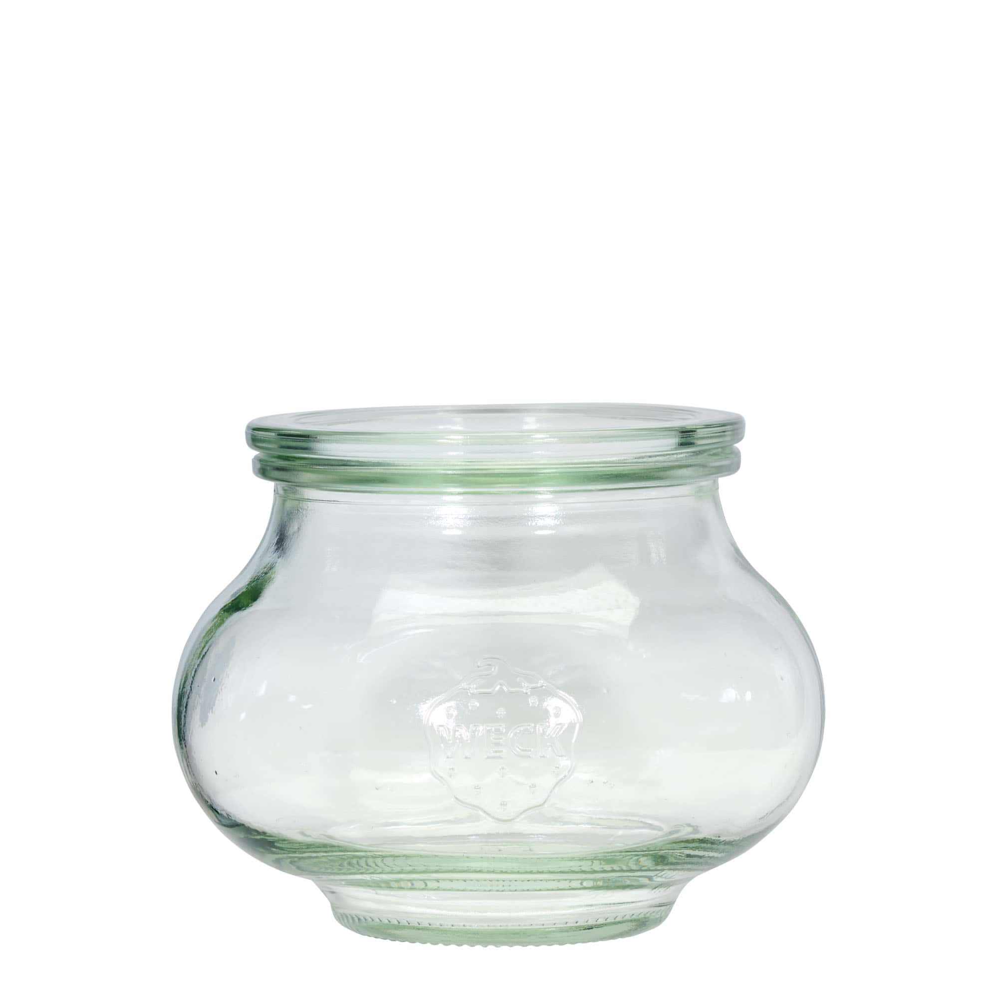 Bocal décoratif WECK 560 ml, bouchage: bords arrondis