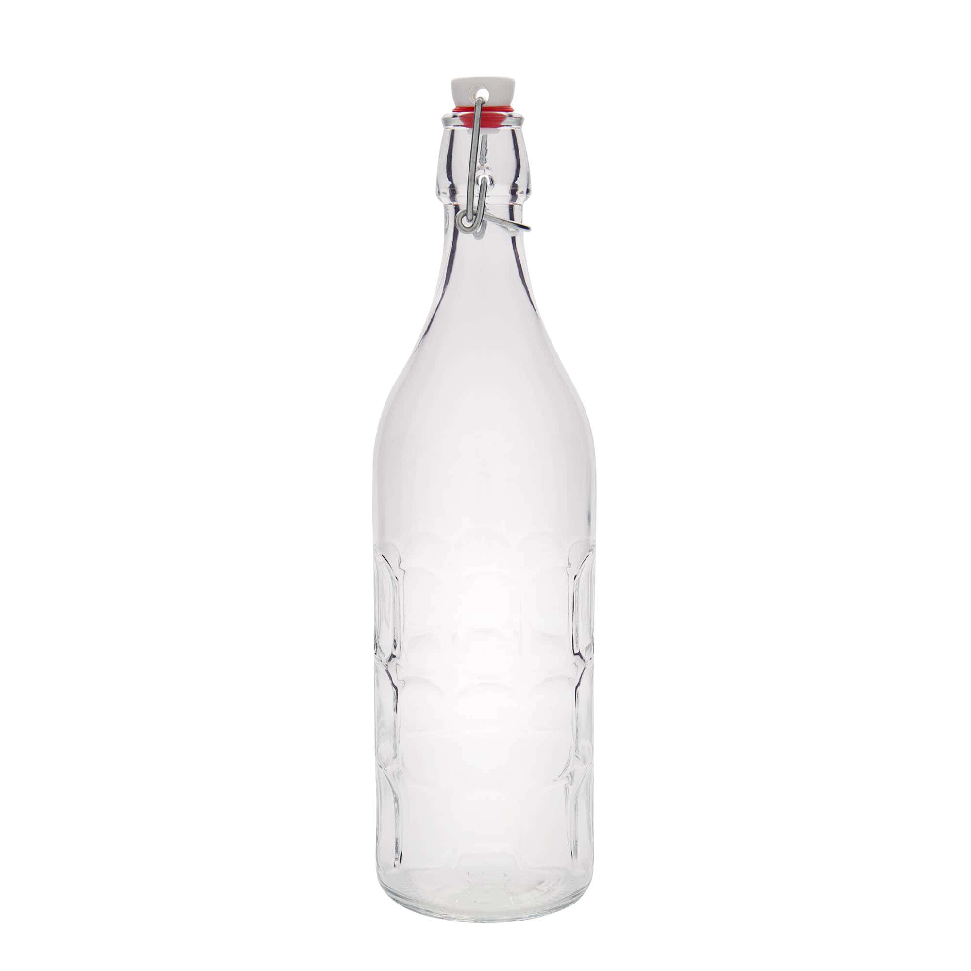 Bouteille en verre 1.000 ml Moresca, ouverture : fermeture à bascule