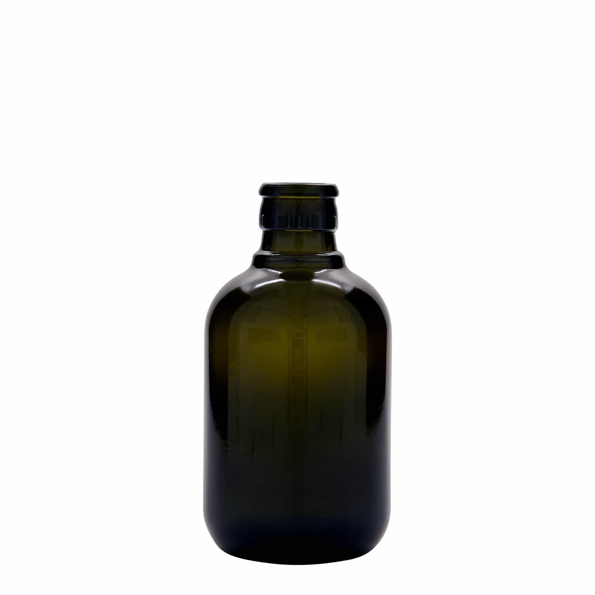 Bouteille de vinaigre / d’huile 250 ml 'Biolio', verre, vert antique, bouchage: DOP Bouteille de vinaigre / d’huile 250 ml 'Biolio', verre, vert antique, bouchage: DOP