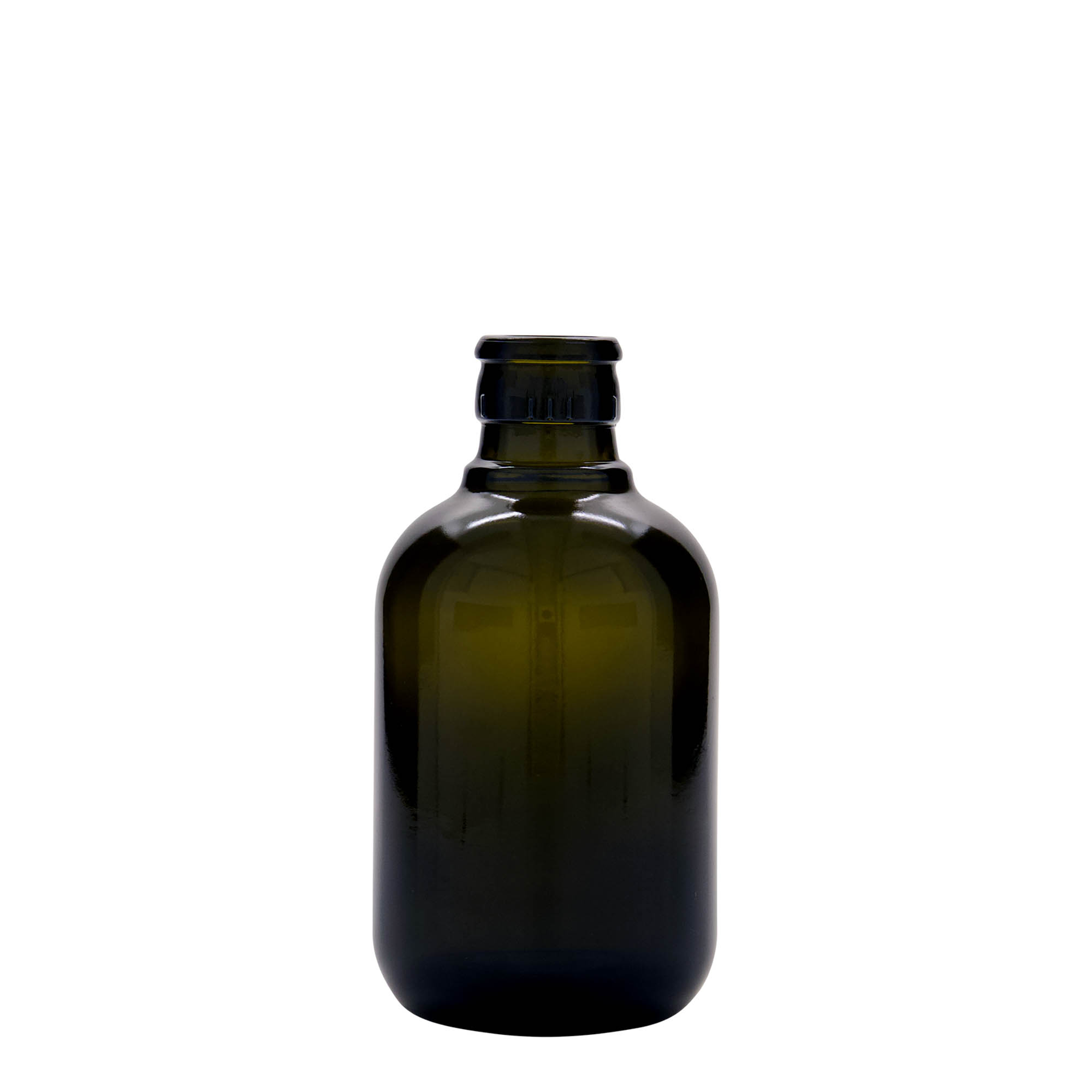 Flacon de vinaigre/huile 250 ml 'Biolio', verre, vert antique, embouchure : DOP Flacon de vinaigre/huile 250 ml 'Biolio', verre, vert antique, embouchure : DOP