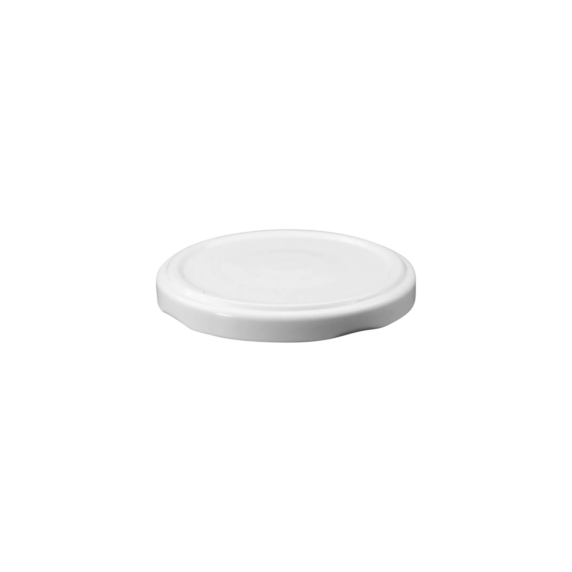 Bouchon à vis, tôle blanche, blanc, pour ouverture : TO 70 Bouchon à vis, tôle blanche, blanc, pour ouverture : TO 70