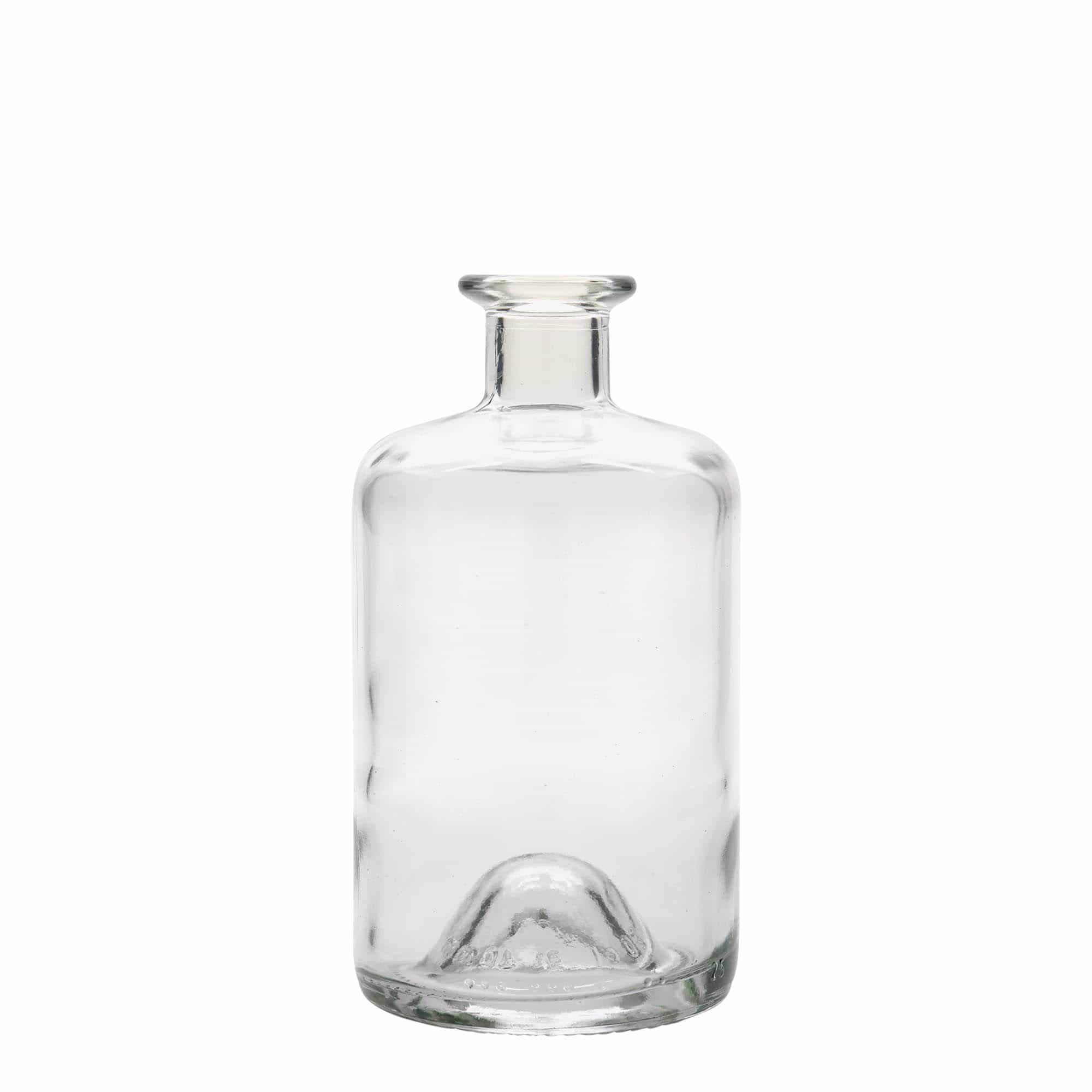 Bouteille en verre de 500 ml, bouchon : liège Bouteille en verre de 500 ml, bouchon : liège