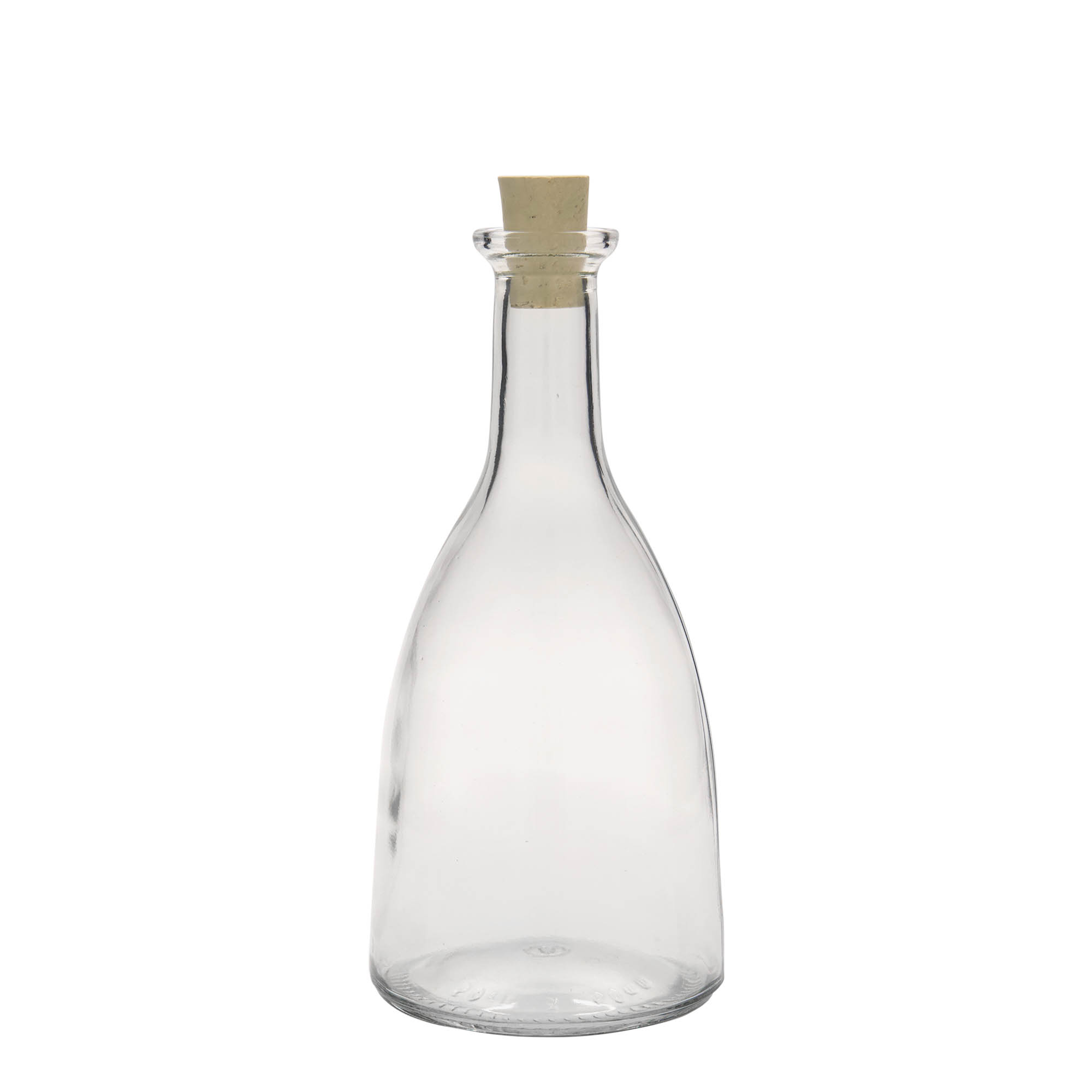 Bouteille en verre 500 ml 'Viola', ouverture : bouchon en liège Bouteille en verre 500 ml 'Viola', ouverture : bouchon en liège