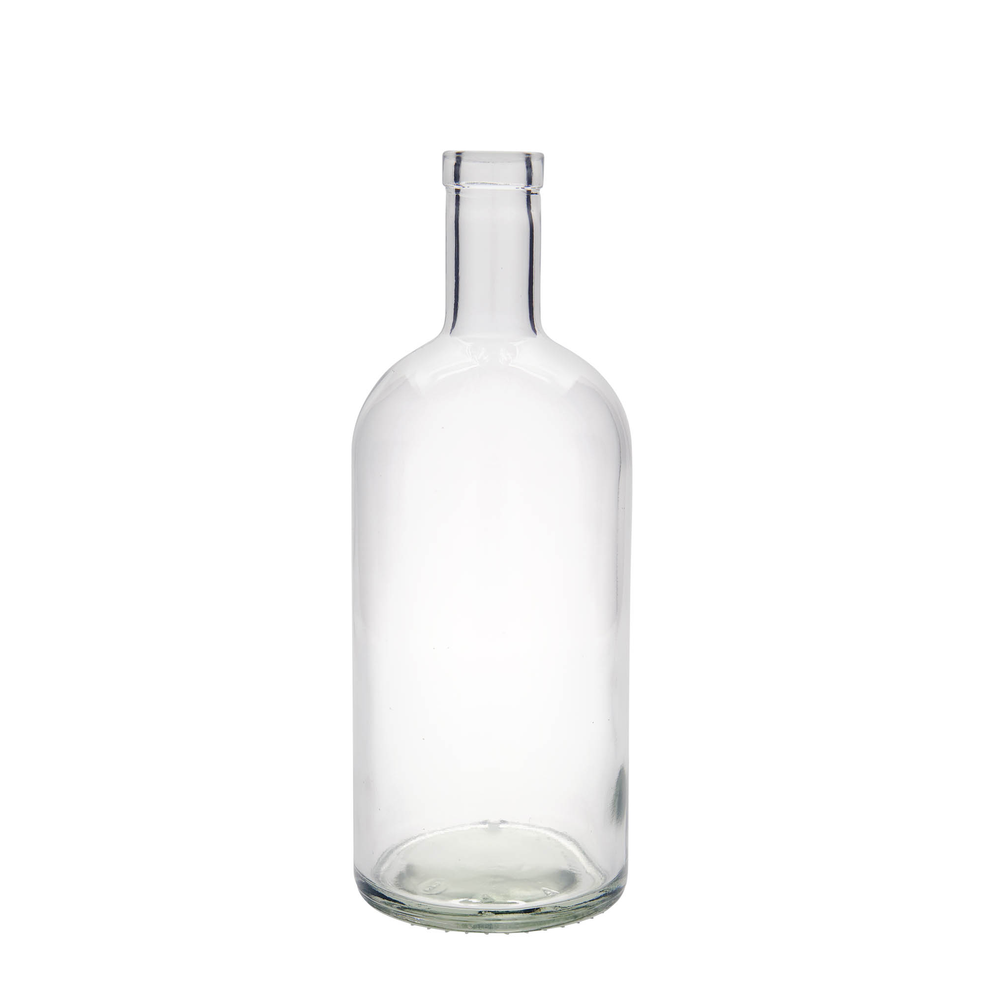 Bouteille en verre 1000 ml 'Gerardino', ouverture : bouchon en liège Bouteille en verre 1000 ml 'Gerardino', ouverture : bouchon en liège