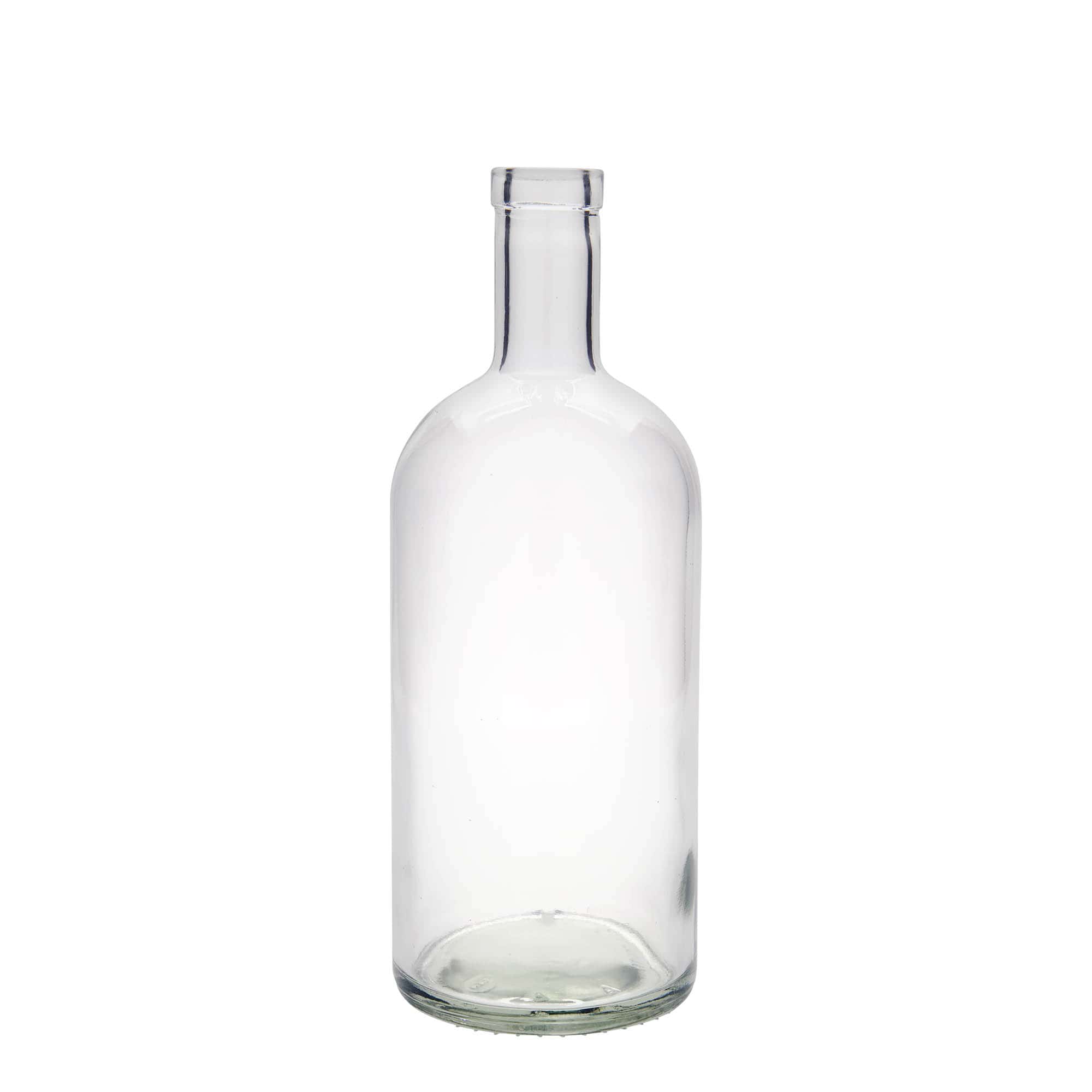 Bouteille en verre 1000 ml 'Gerardino', ouverture : bouchon en liège