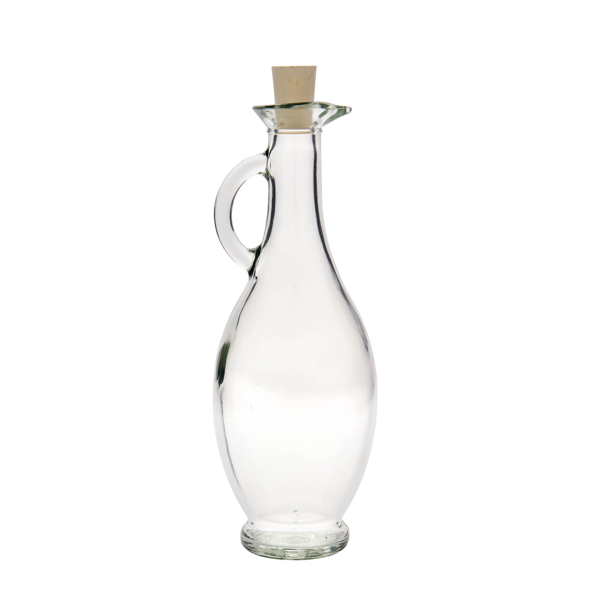 Flacon à vinaigre/huile 'Egizia' 500 ml, ouverture : bouchon en liège