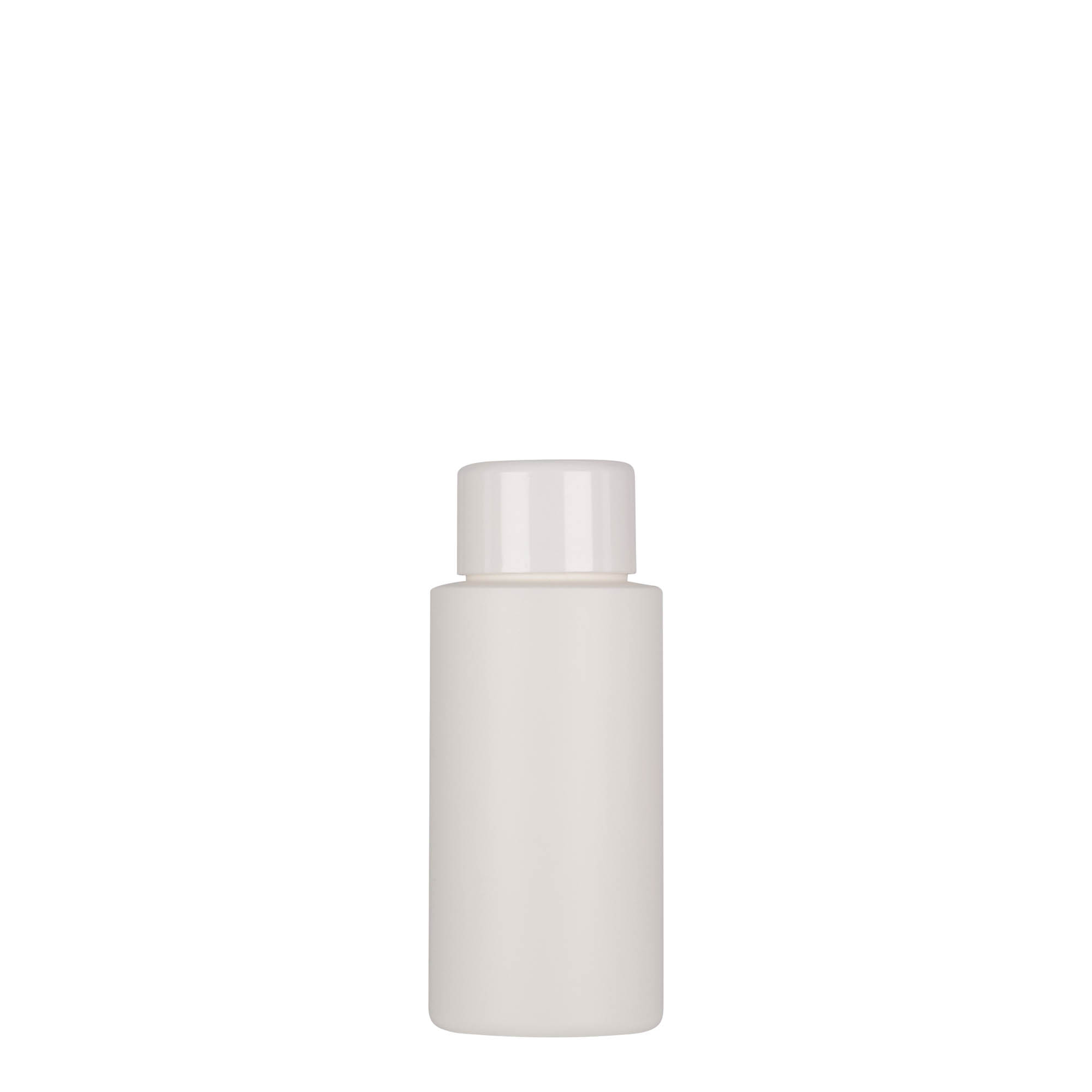 Flacon en plastique 50 ml 'Pipe', PEHD, blanc, ouverture : 24/410