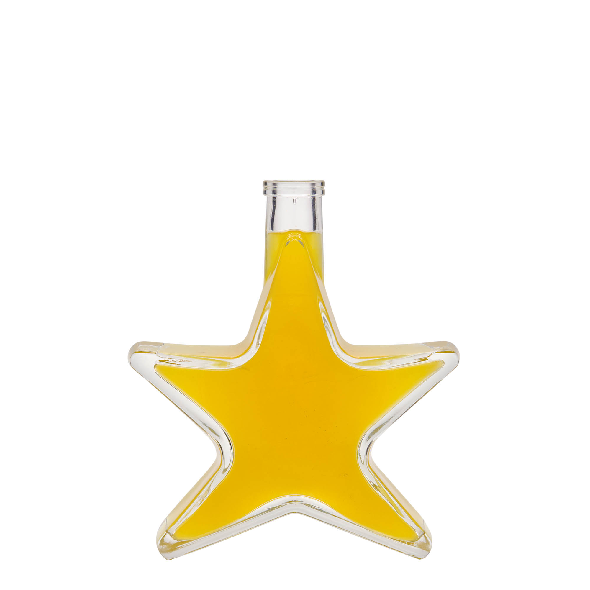 Bouteille en verre 200 ml « Étoile », ouverture : bouchon en liège