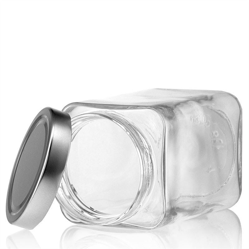 720 ml bocal carré « Ikarus », ouverture : Deep-Twist-Off (DTO 82)