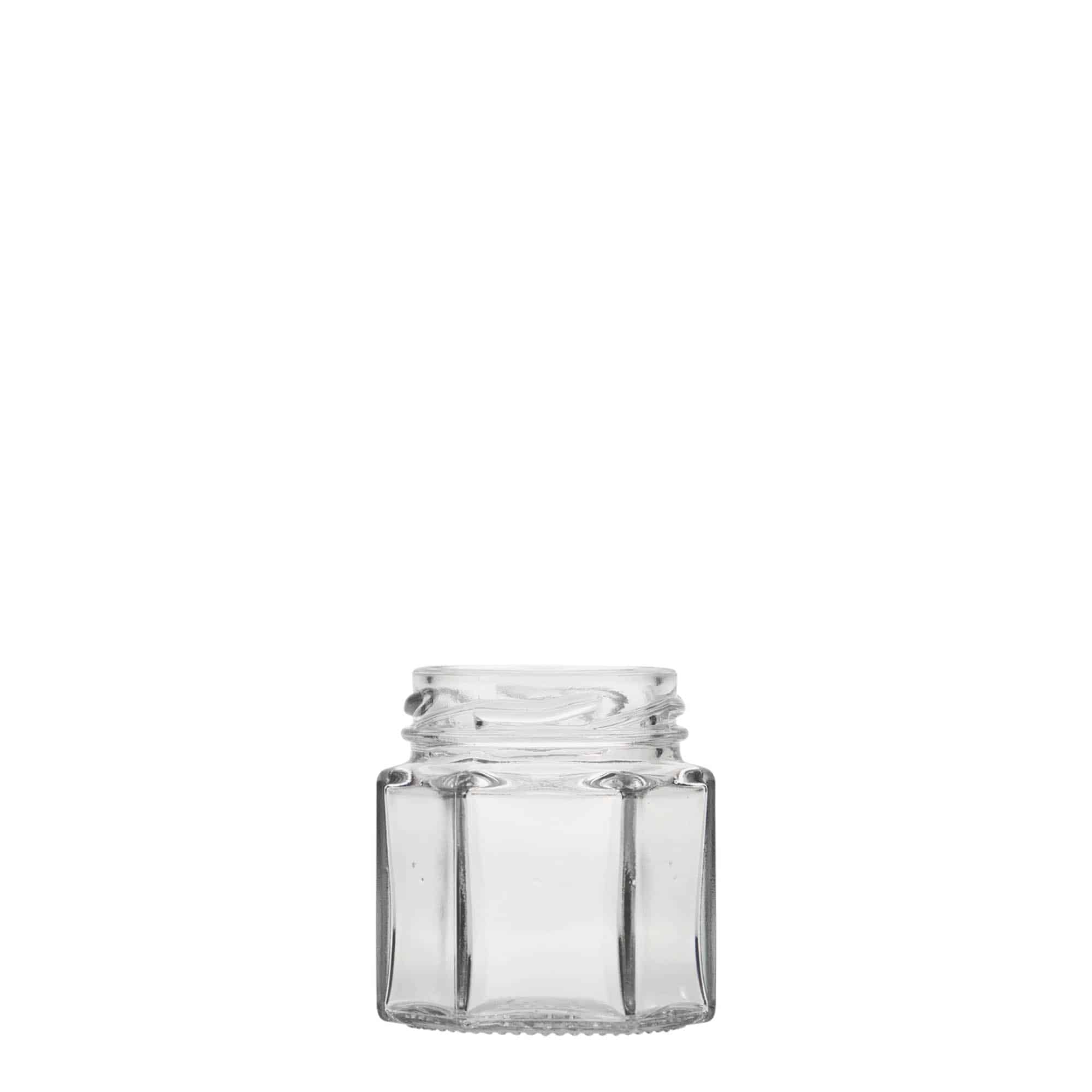 47 ml pot hexagonal, ouverture : Twist-Off (TO 43) 47 ml pot hexagonal, ouverture : Twist-Off (TO 43)
